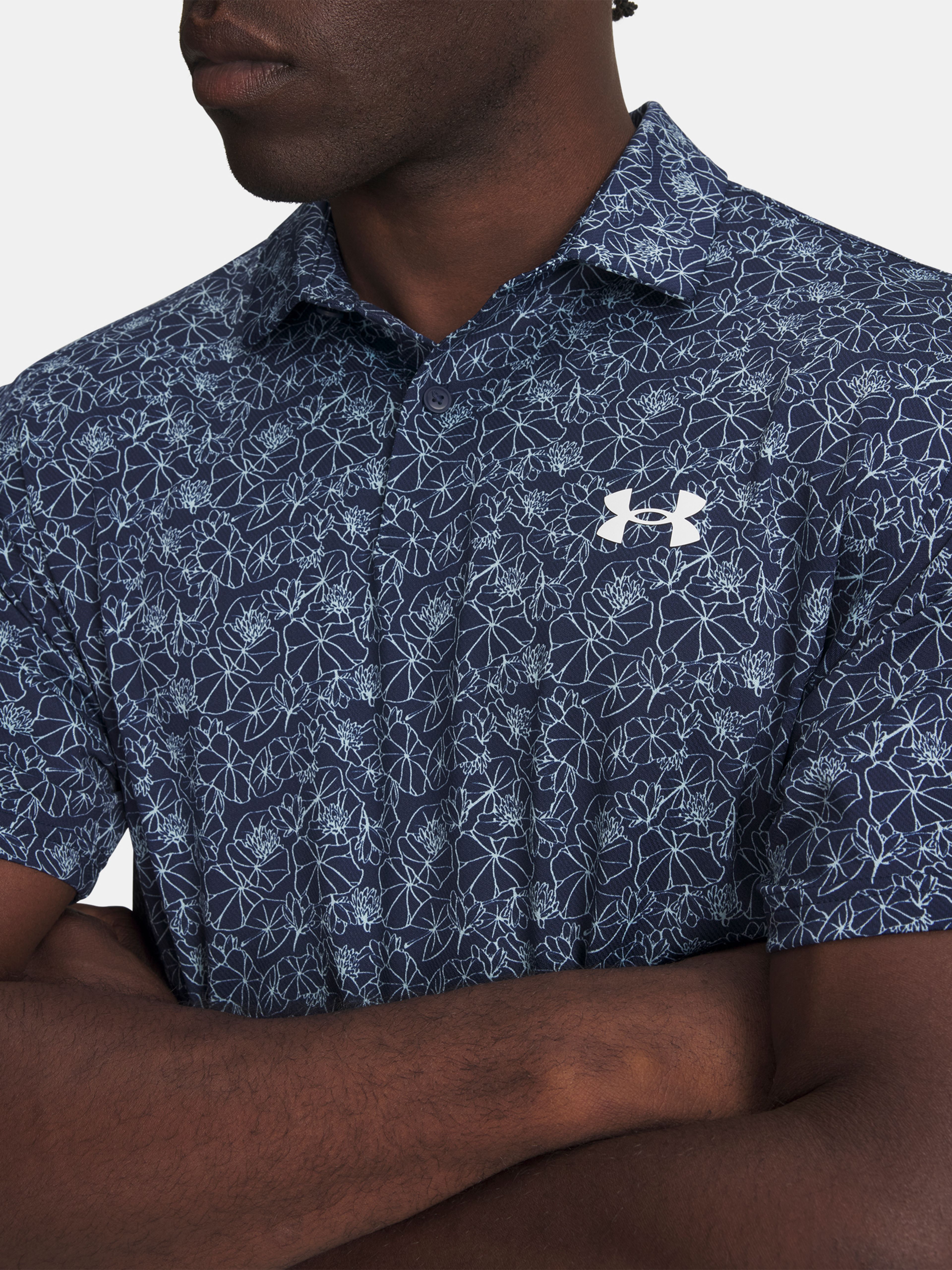 Férfi póló Under Armour UA Matchplay Printed Polo - 003