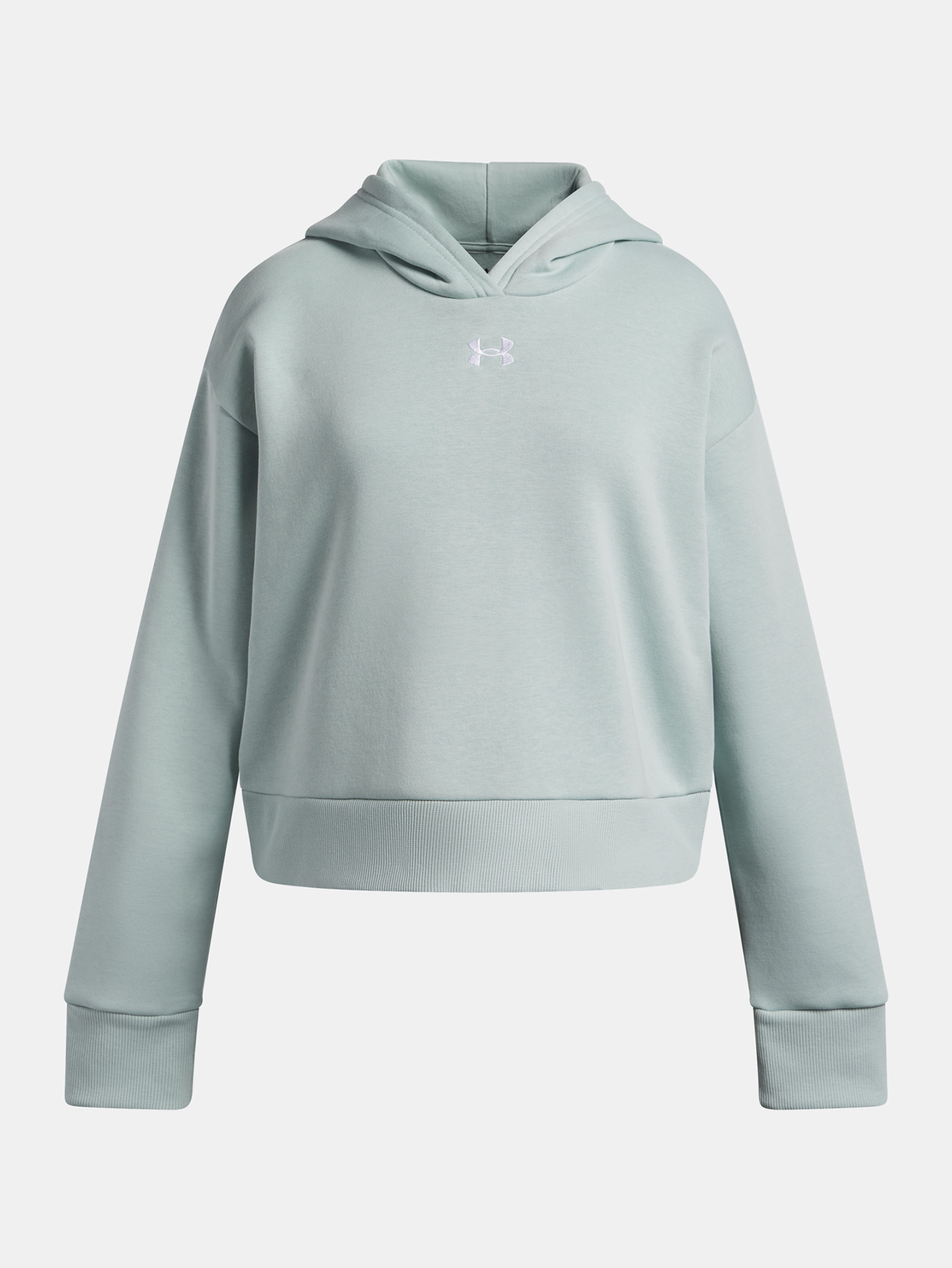 Tüdrukute dressipluus Under Armour UA Rival Fleece Hoodie-BLU
