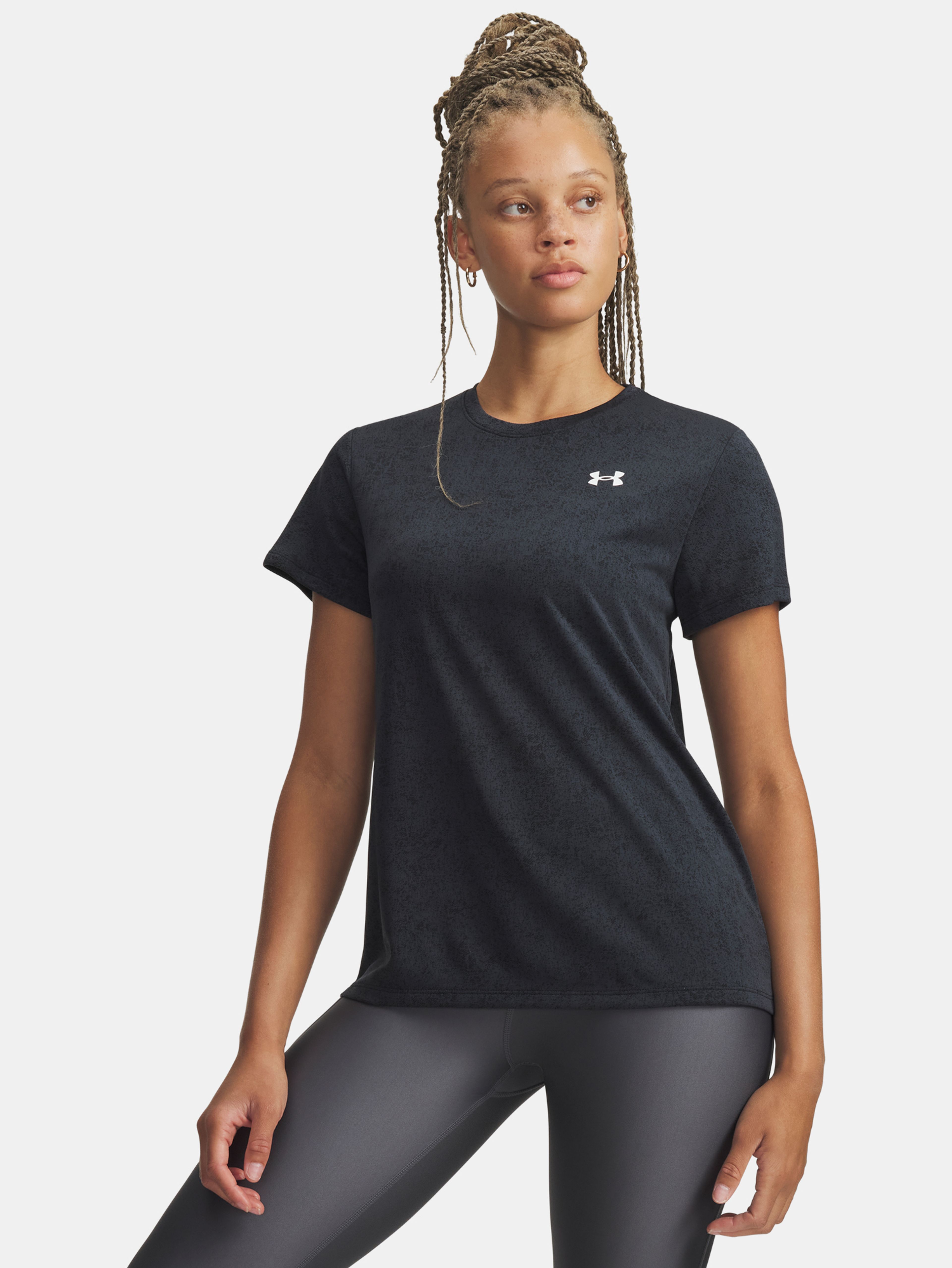 Női póló Under Armour Tech Pixelate SSC-BLK