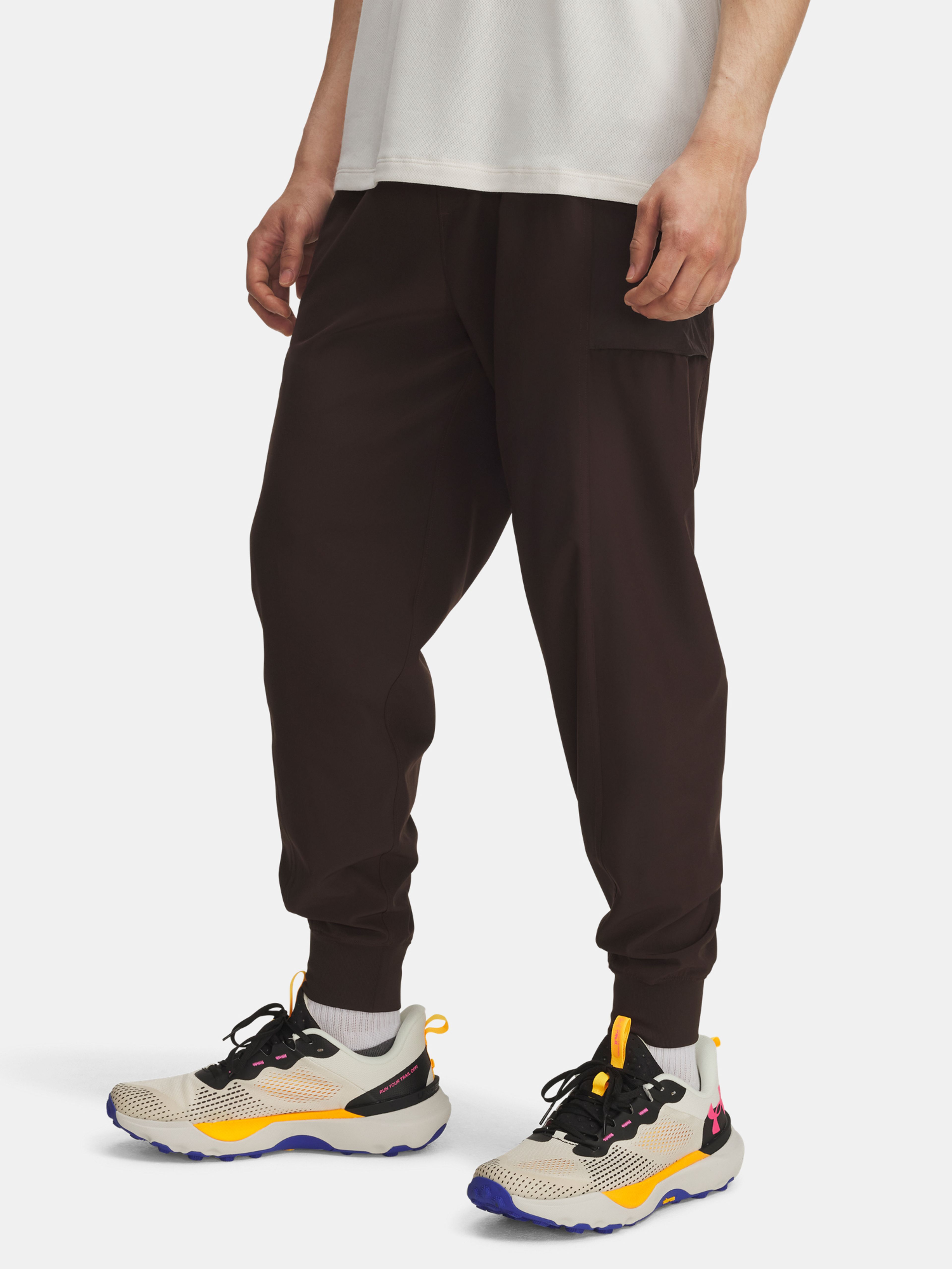 Vyriškos sportinės kelnės Under Armour UA TRAIL RUN PANTS-BRN
