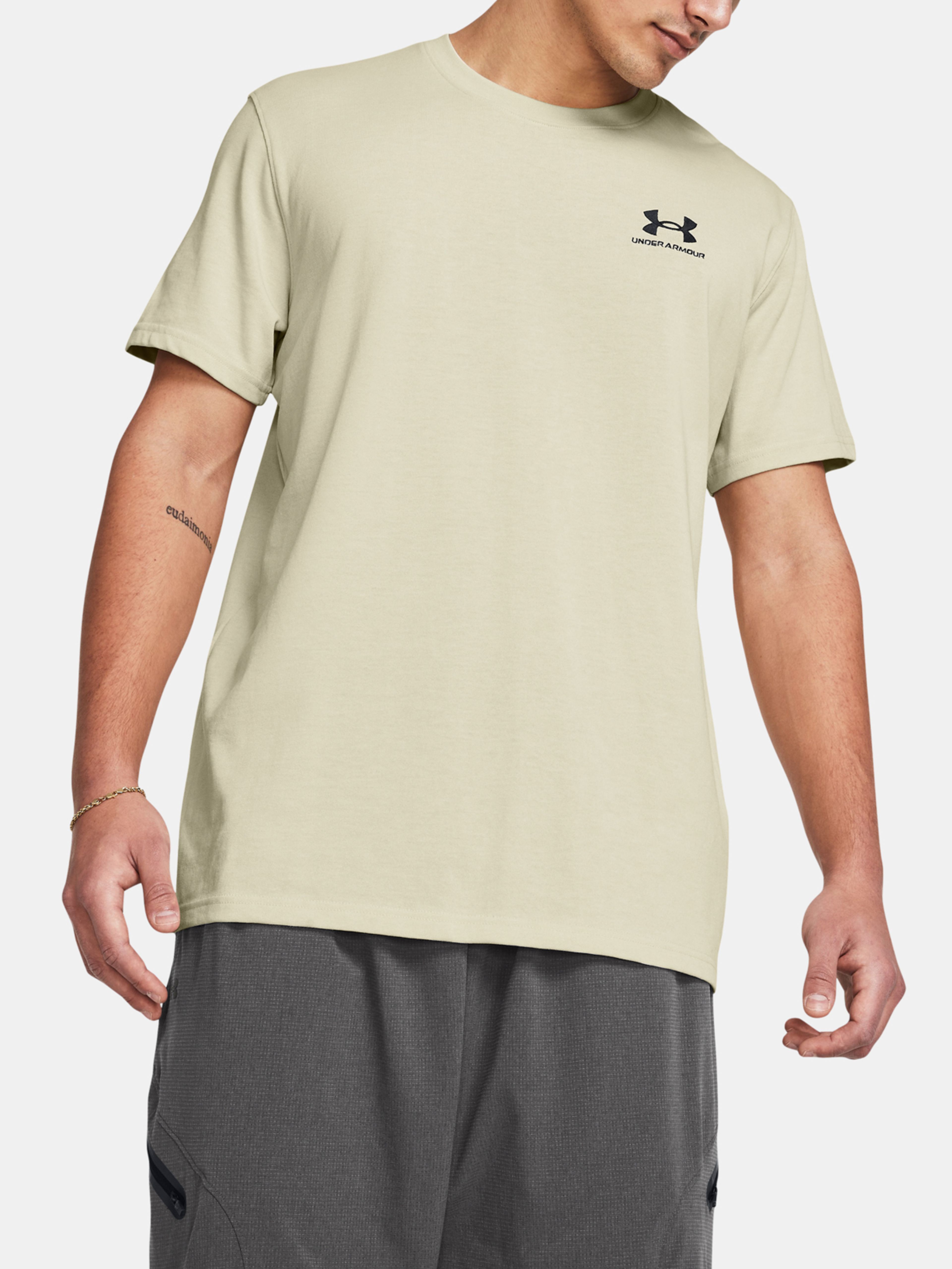 Férfi póló Under Armour UA M LOGO EMB HEAVYWEIGHT SS