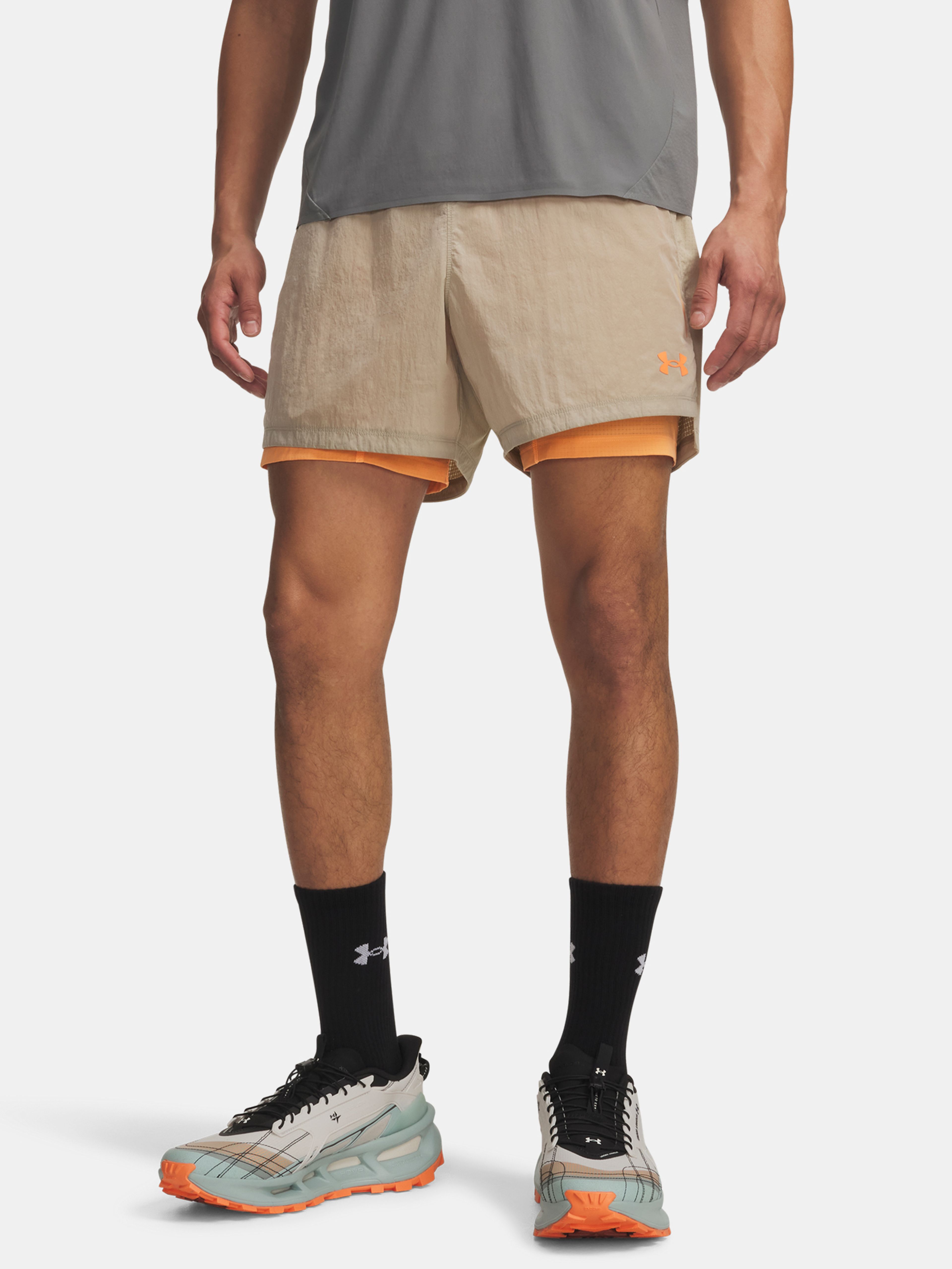 Férfi rövidnadrágok Under Armour M Trail Run 5' Lined Short