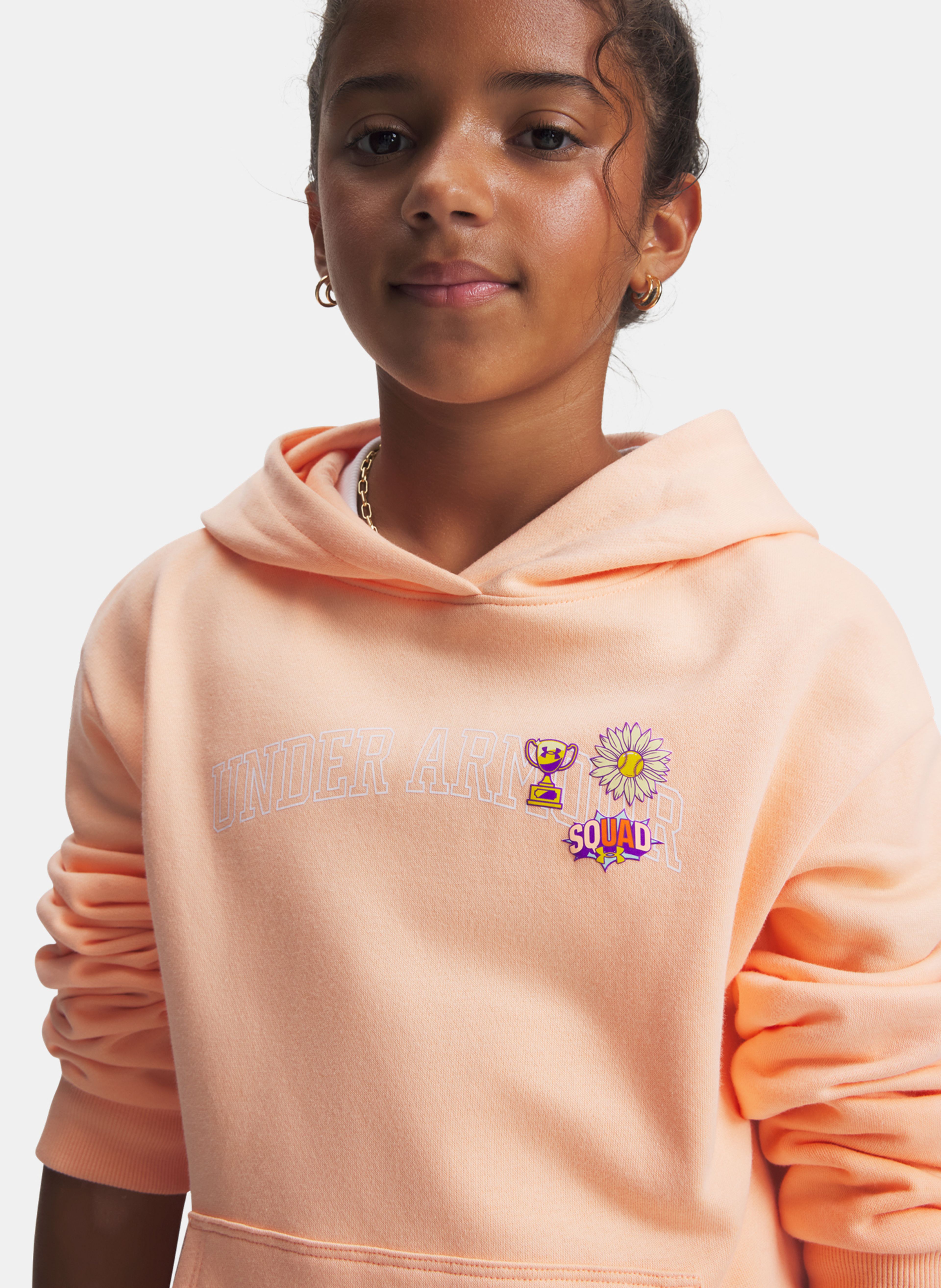 Dívčí mikina Under Armour G Graphic Hoodie-ORG - 005