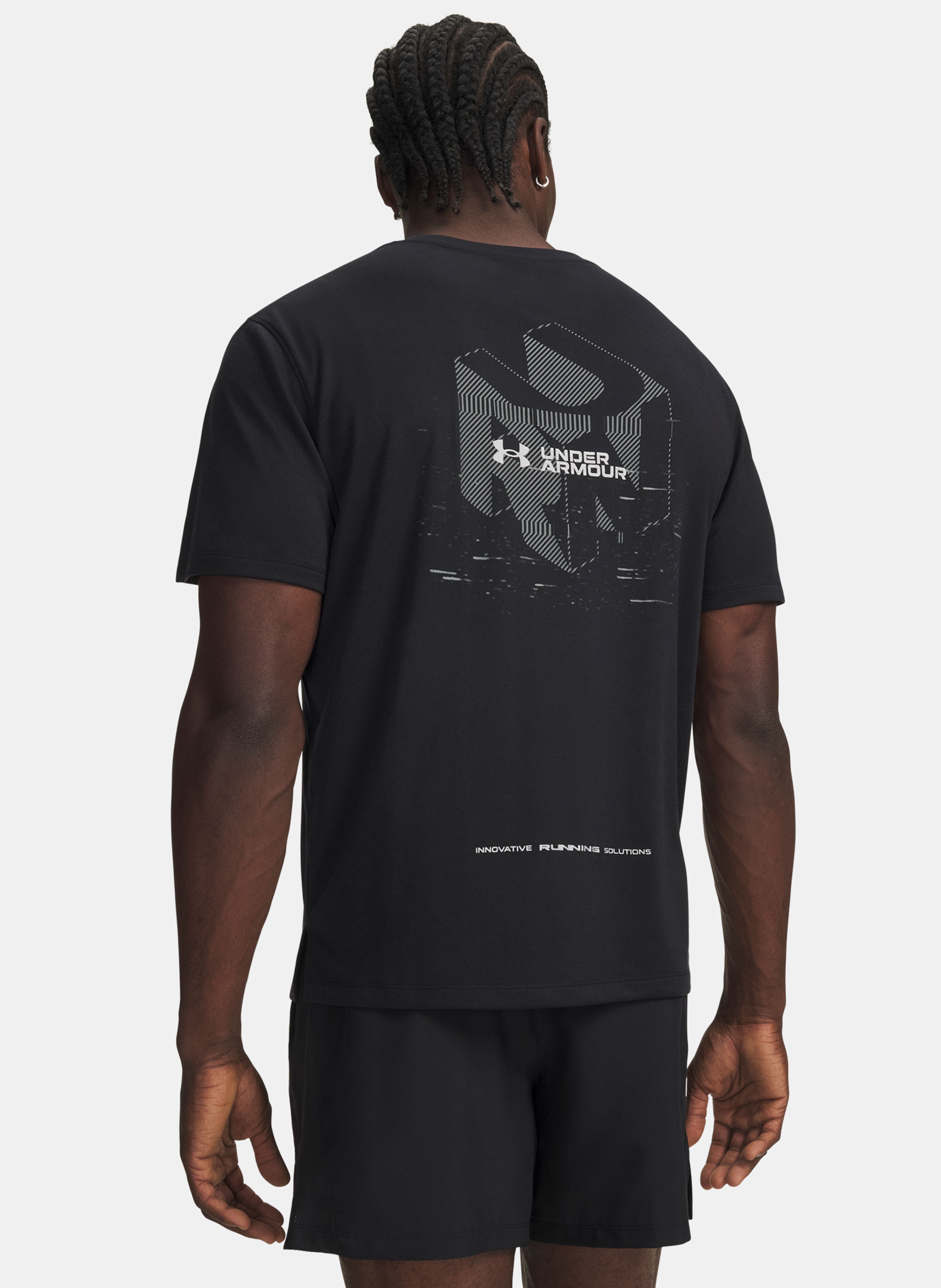Vyriški marškinėliai Under Armour UA M Velociti Run Cube SS - 002