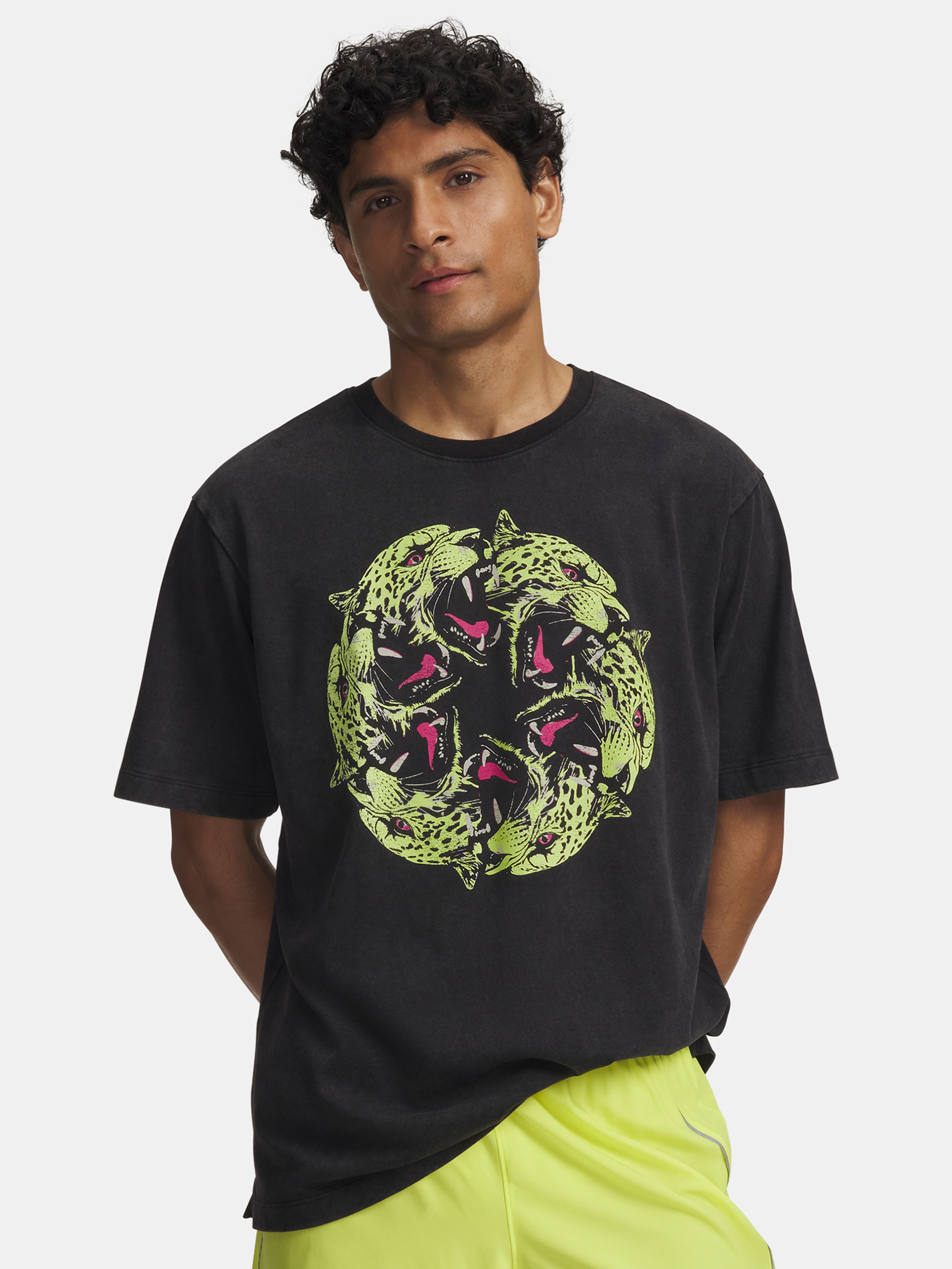 Pánske tričko Under Armour UA HB Run HW Wash Rvltn SS - 001