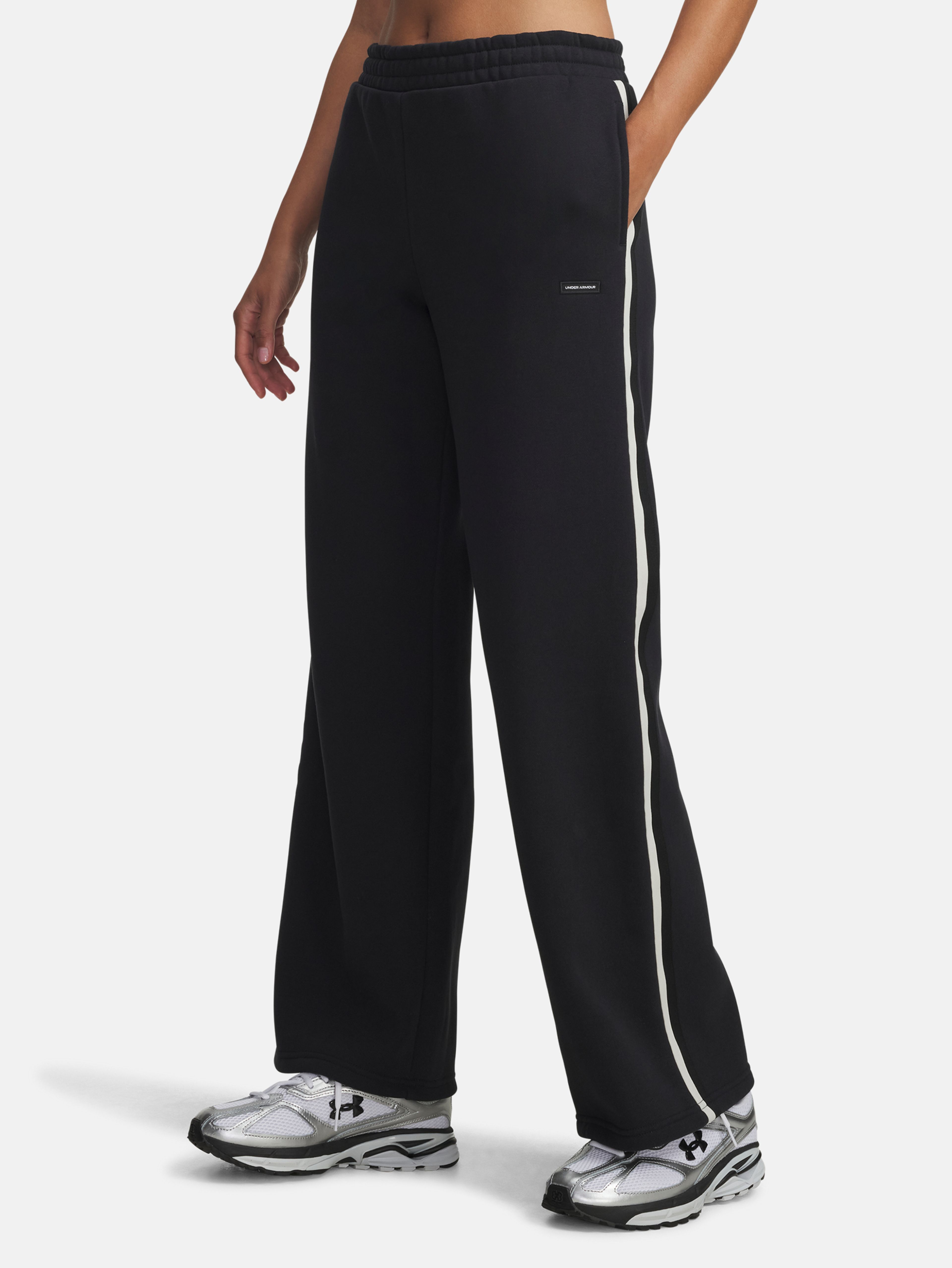 Női sportnadrág Under Armour Icon HWT Flc Puddle Pant-BLK