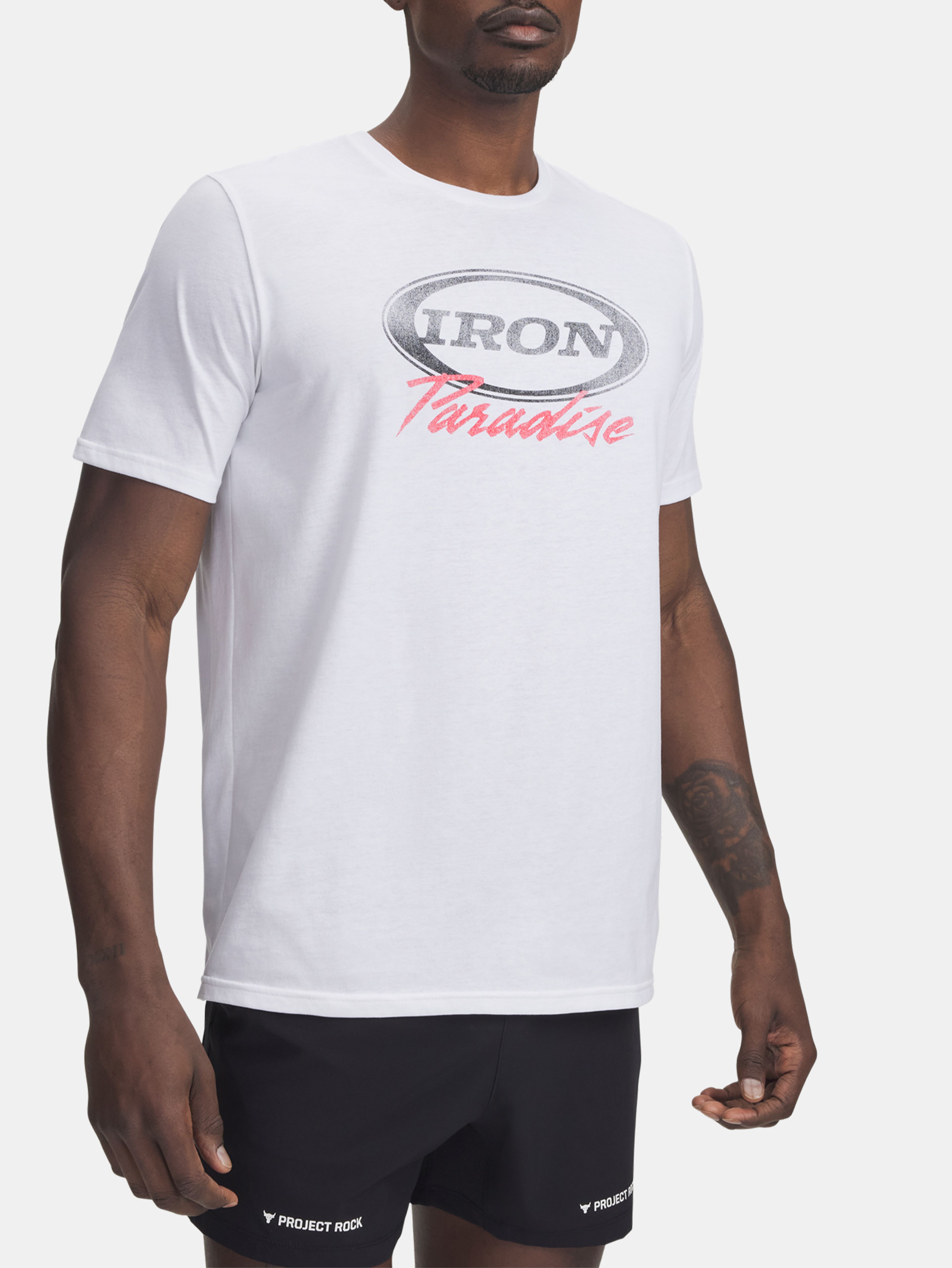 Pánske tričko Under Armour Pjt Rck Iron SS