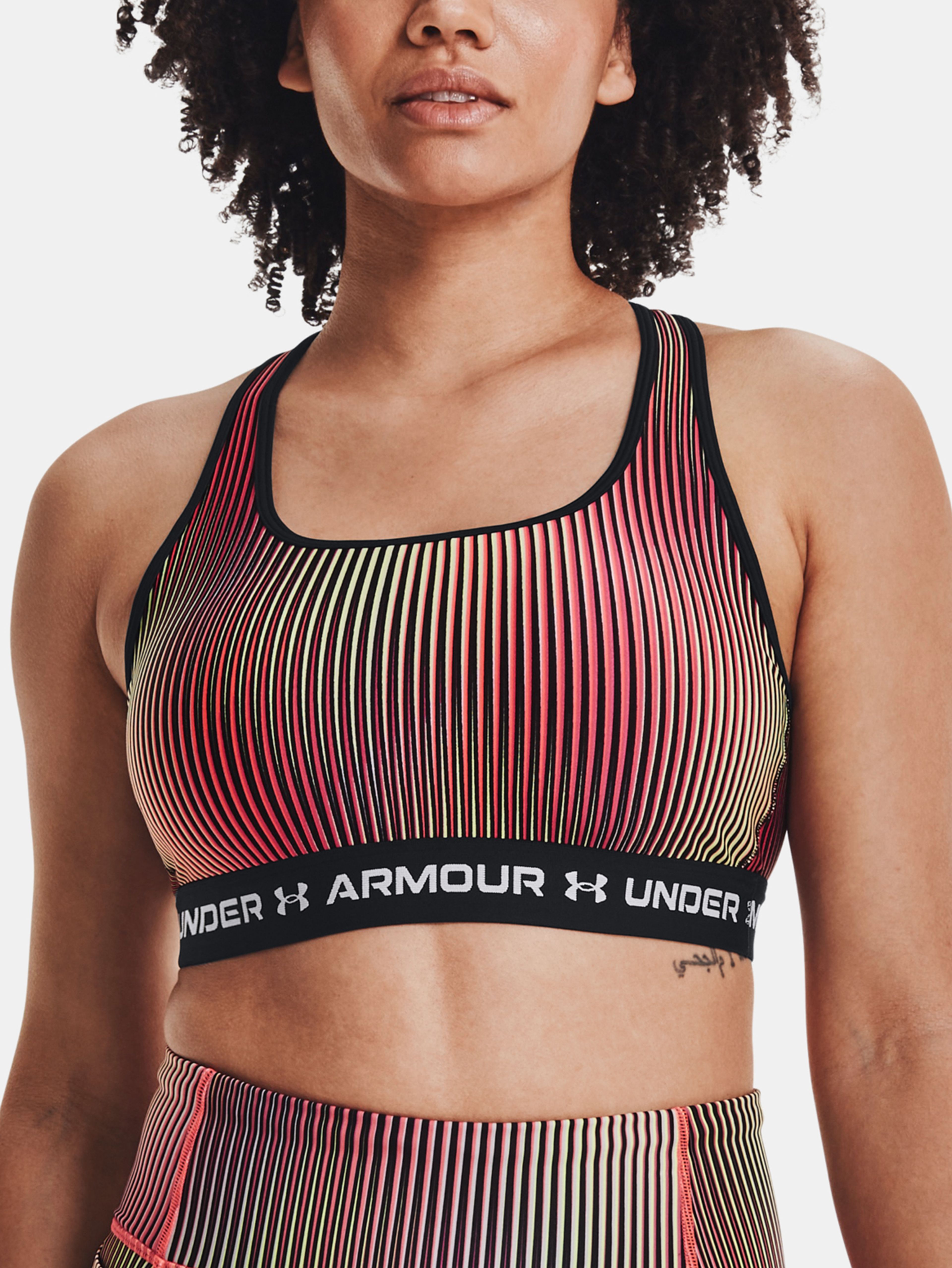 Női melltartó Under Armour Crossback Mid Print