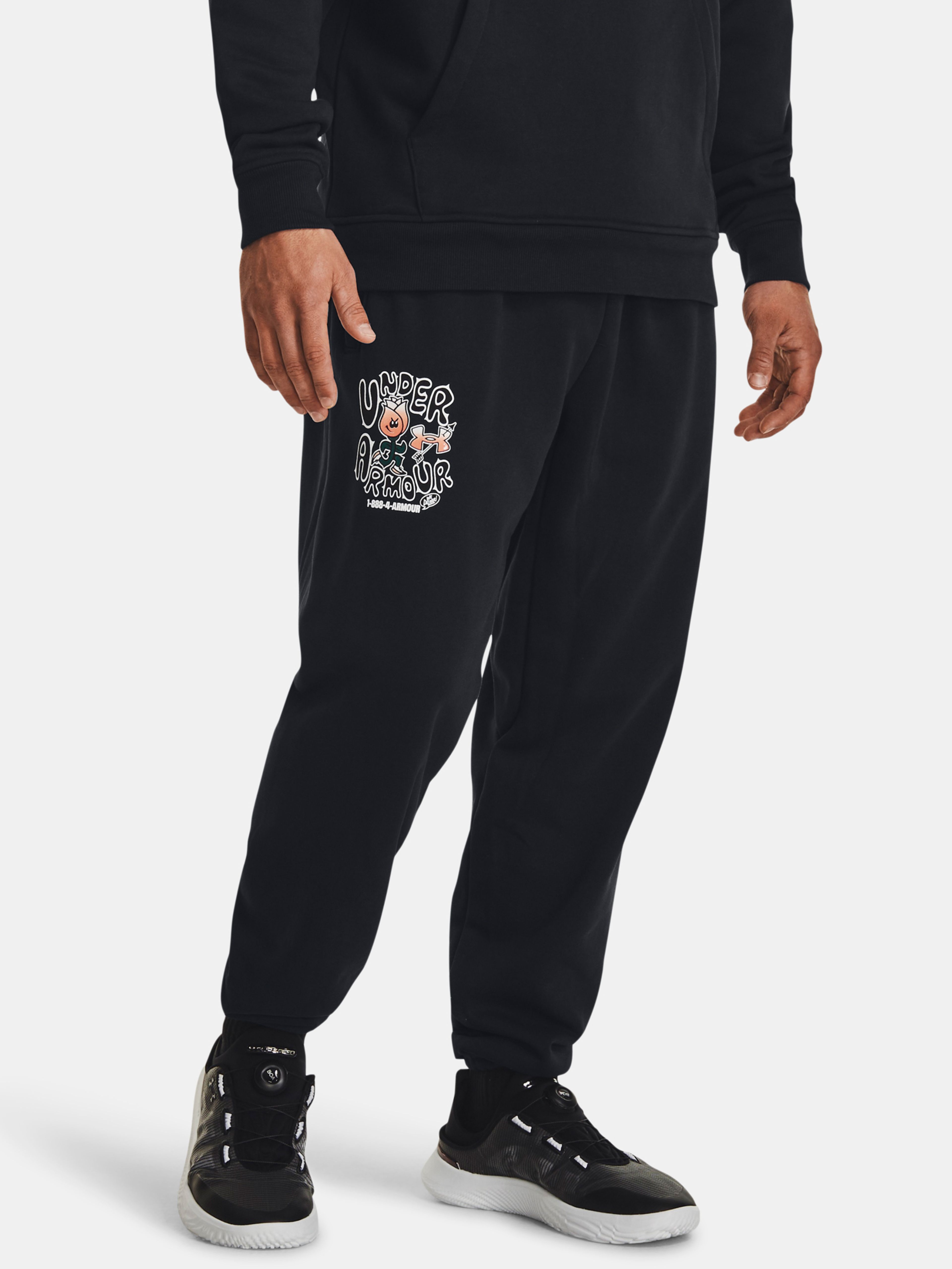 Pánske tepláky Under Armour UA HW Terry Rose Joggers