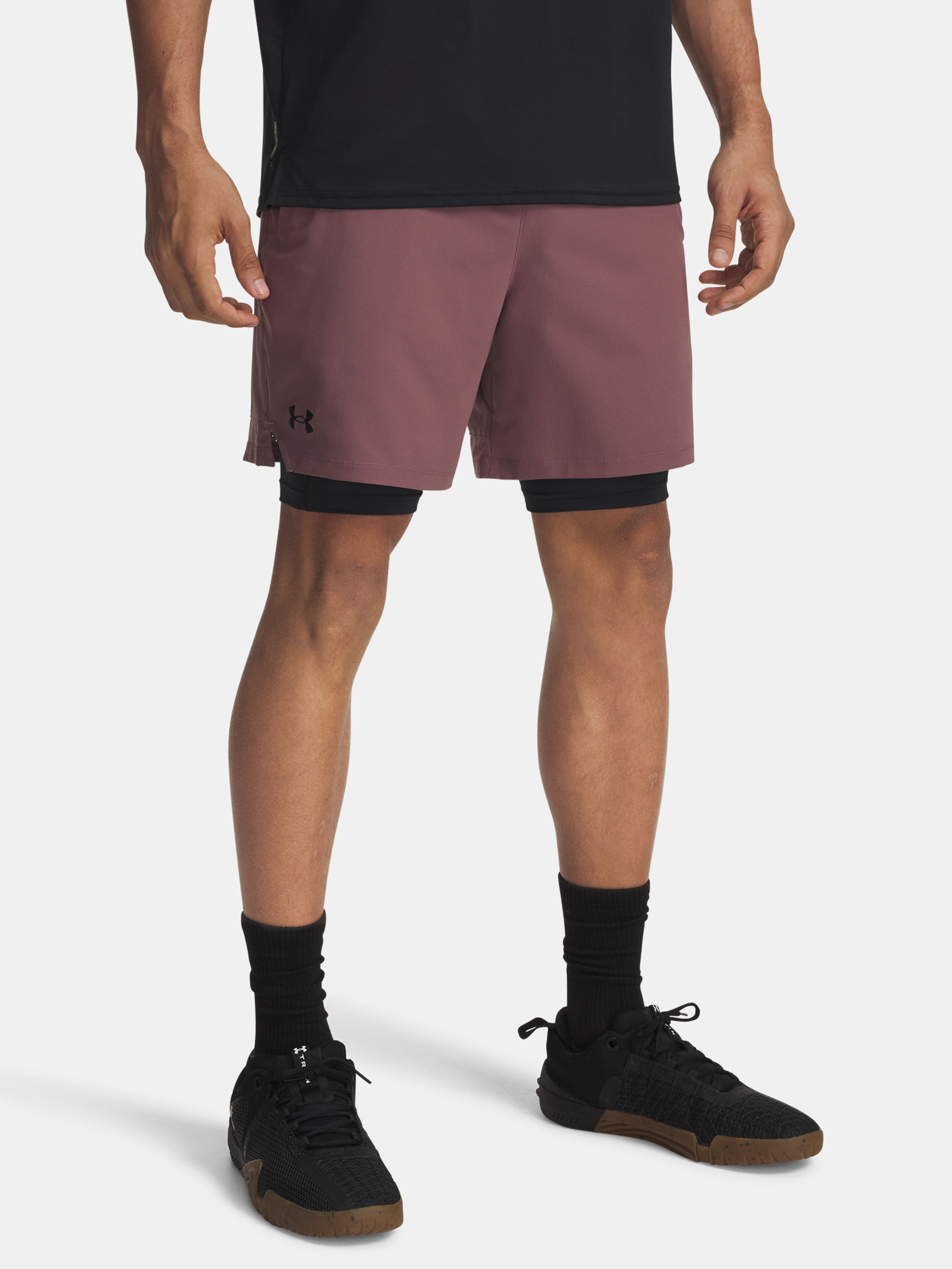 Pánske kraťasy Under Armour UA Vanish Woven 2in1 Sts-BRN