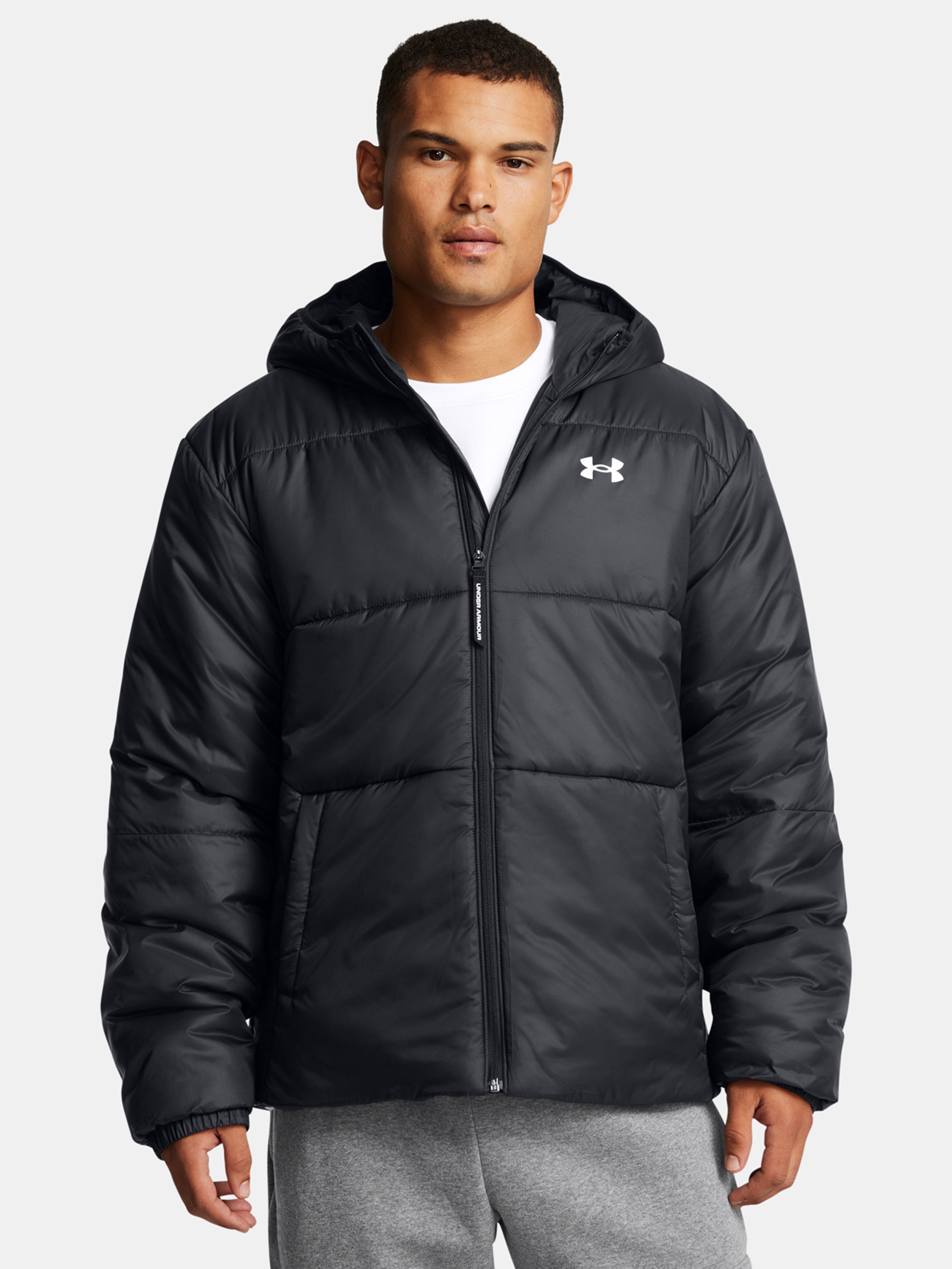 Férfi dzseki Under Armour LW INSULATED JACKET-BLK