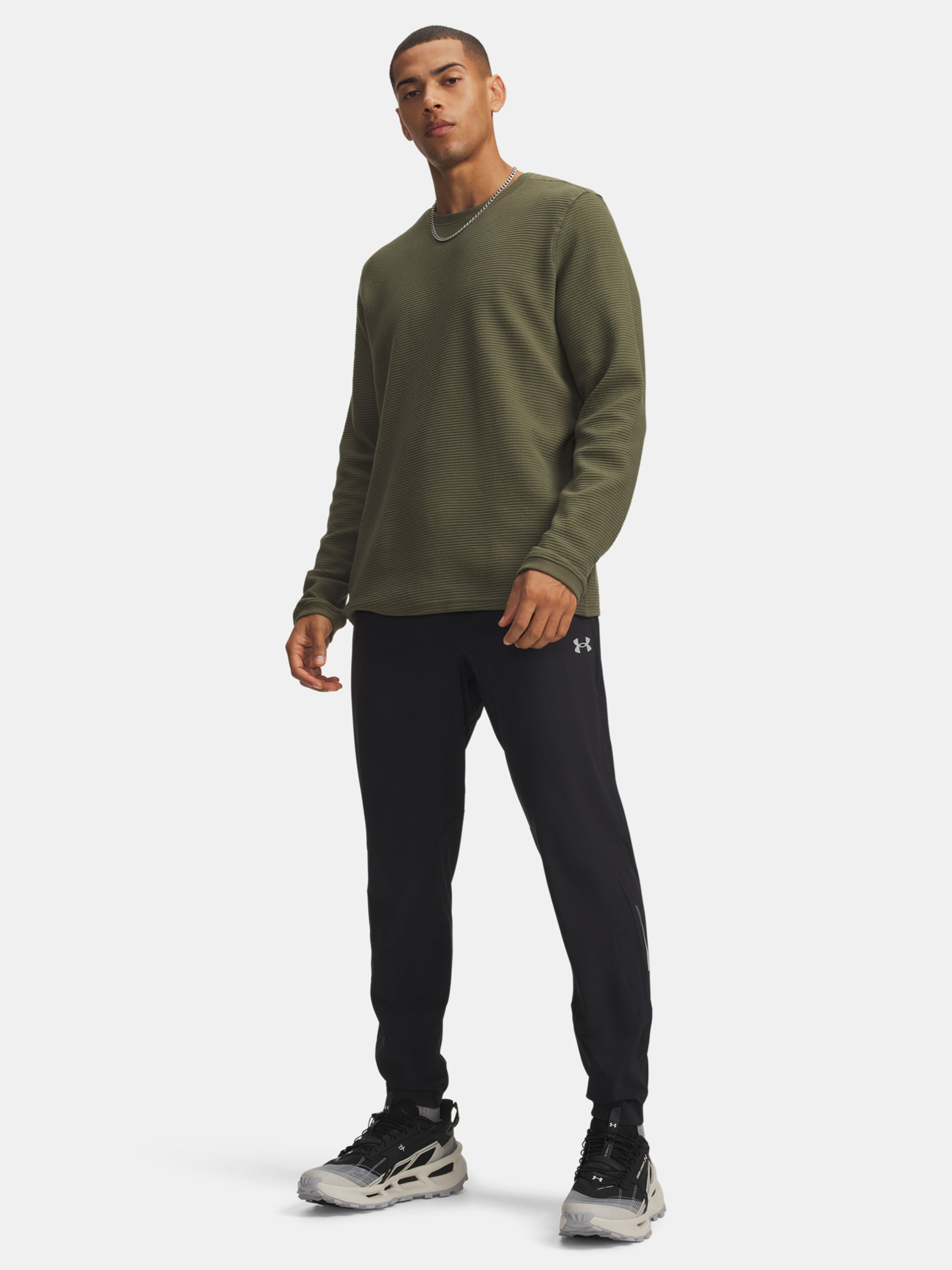 Pánske športové nohavice Under Armour M Explor Trail Run Pant - 004