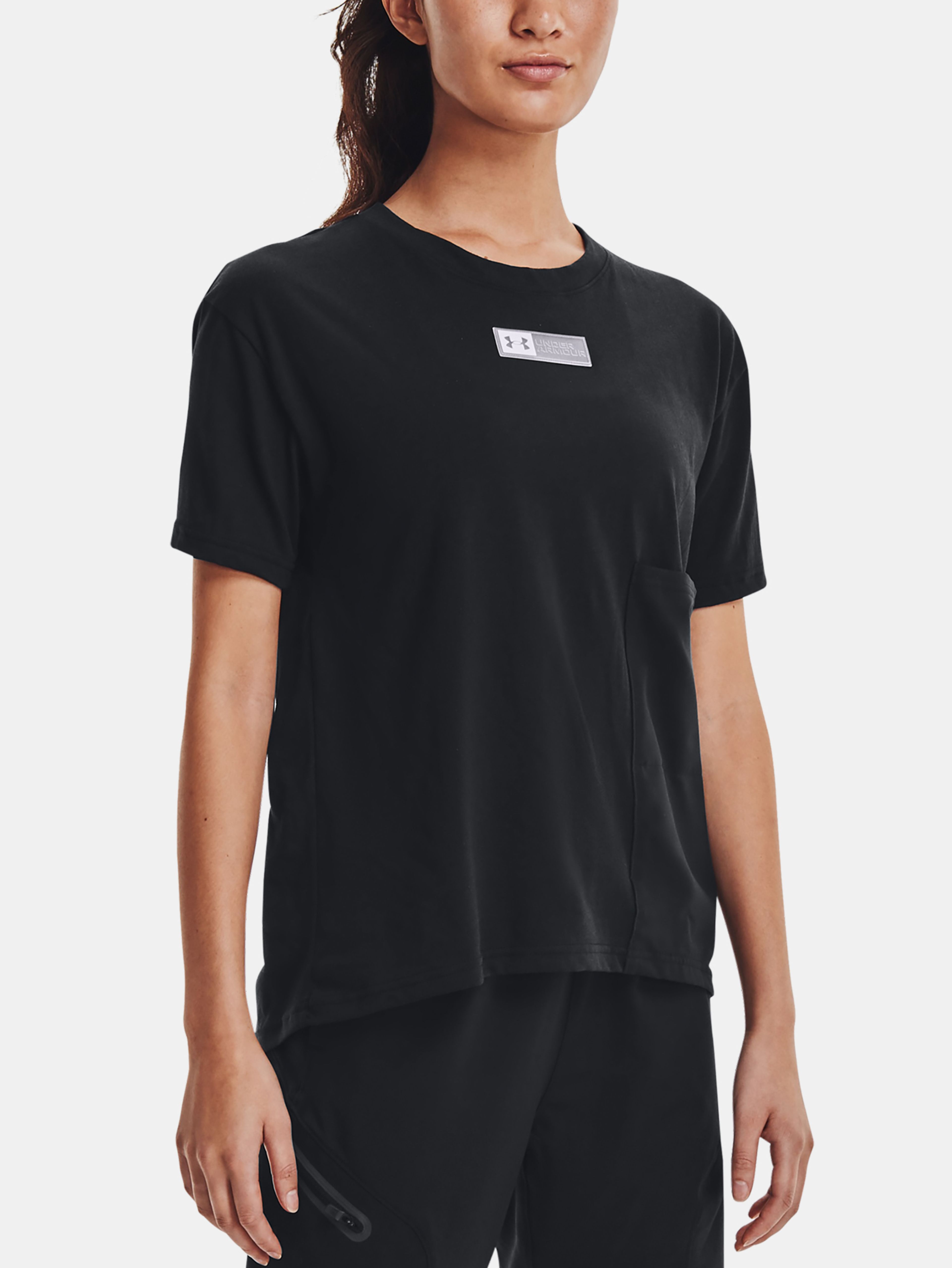 Női póló Under Armour Live Woven Pocket Tee