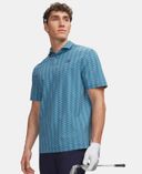 Pánske tričko Under Armour UA Drive Chill Printed Polo-Modrá - 004