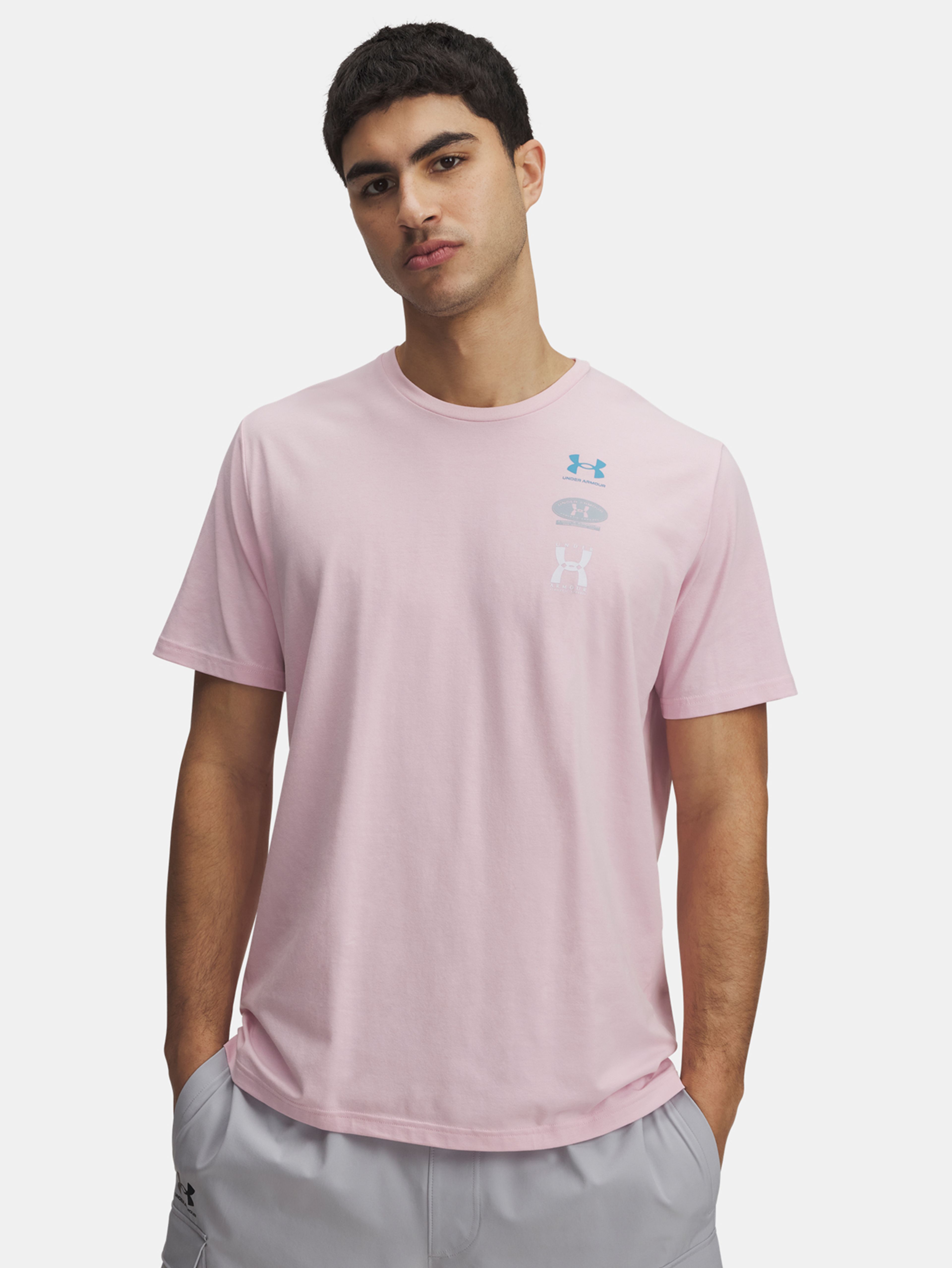 Férfi póló Under Armour UA M 60/40S EVOL LOGO SS
