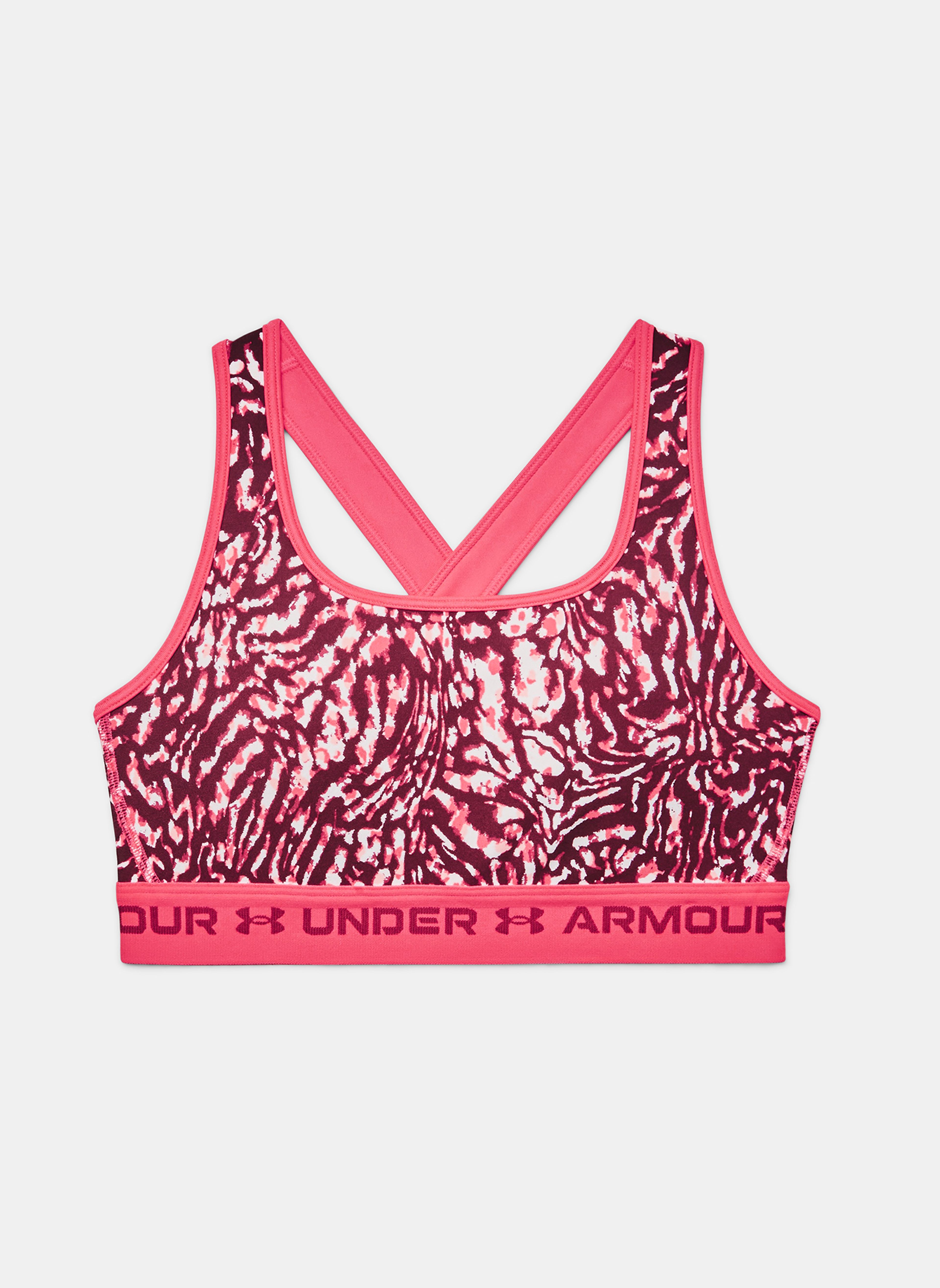 Dámská podprsenka Under Armour UA Crossback Mid Print - 003