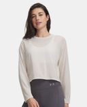 Naiste t-särk Under Armour UA HB Run Aeris LS-Valge - 001