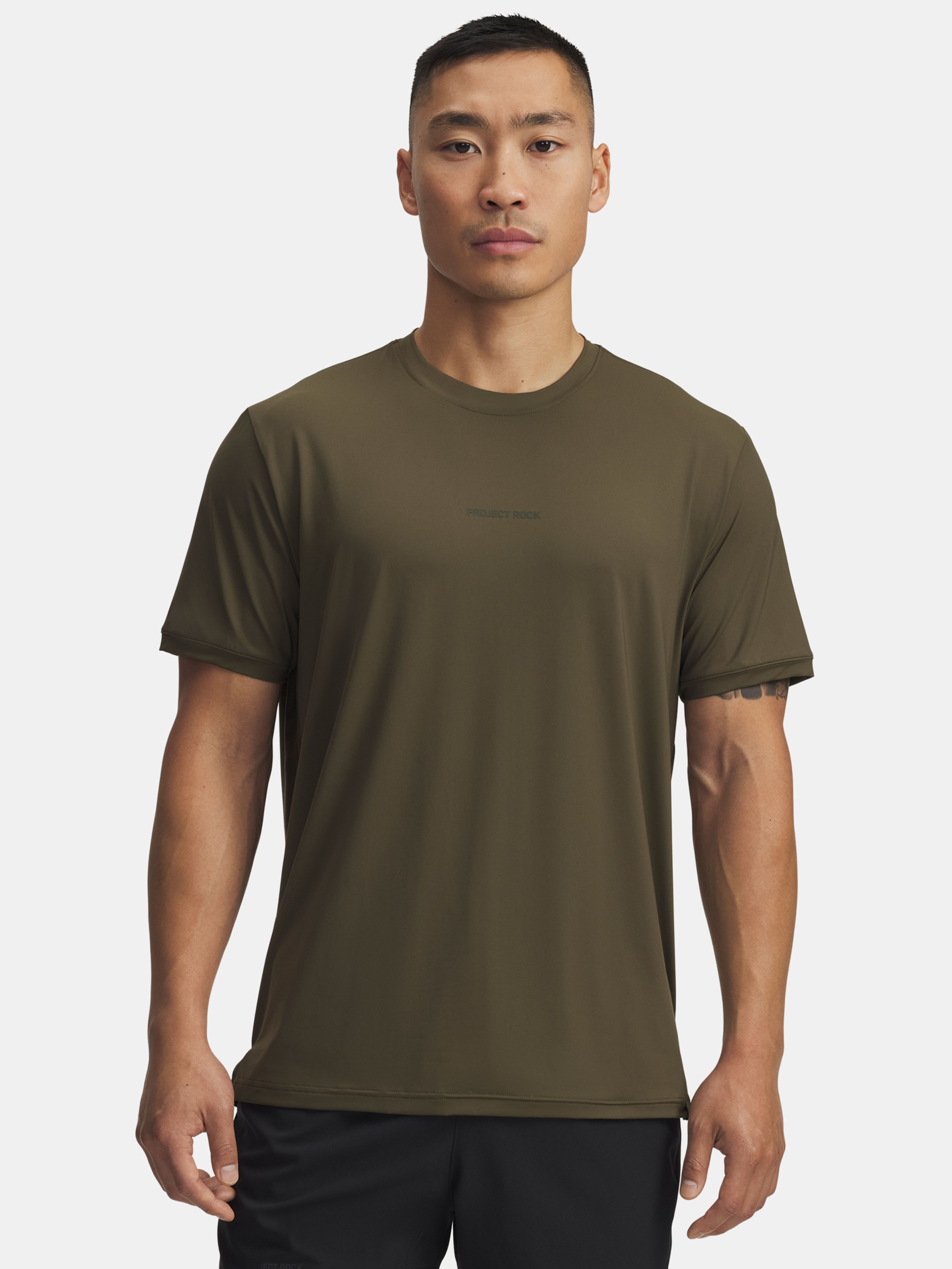 Pánske tričko Under Armour Pjt Rck Iso Chill SS-GRN