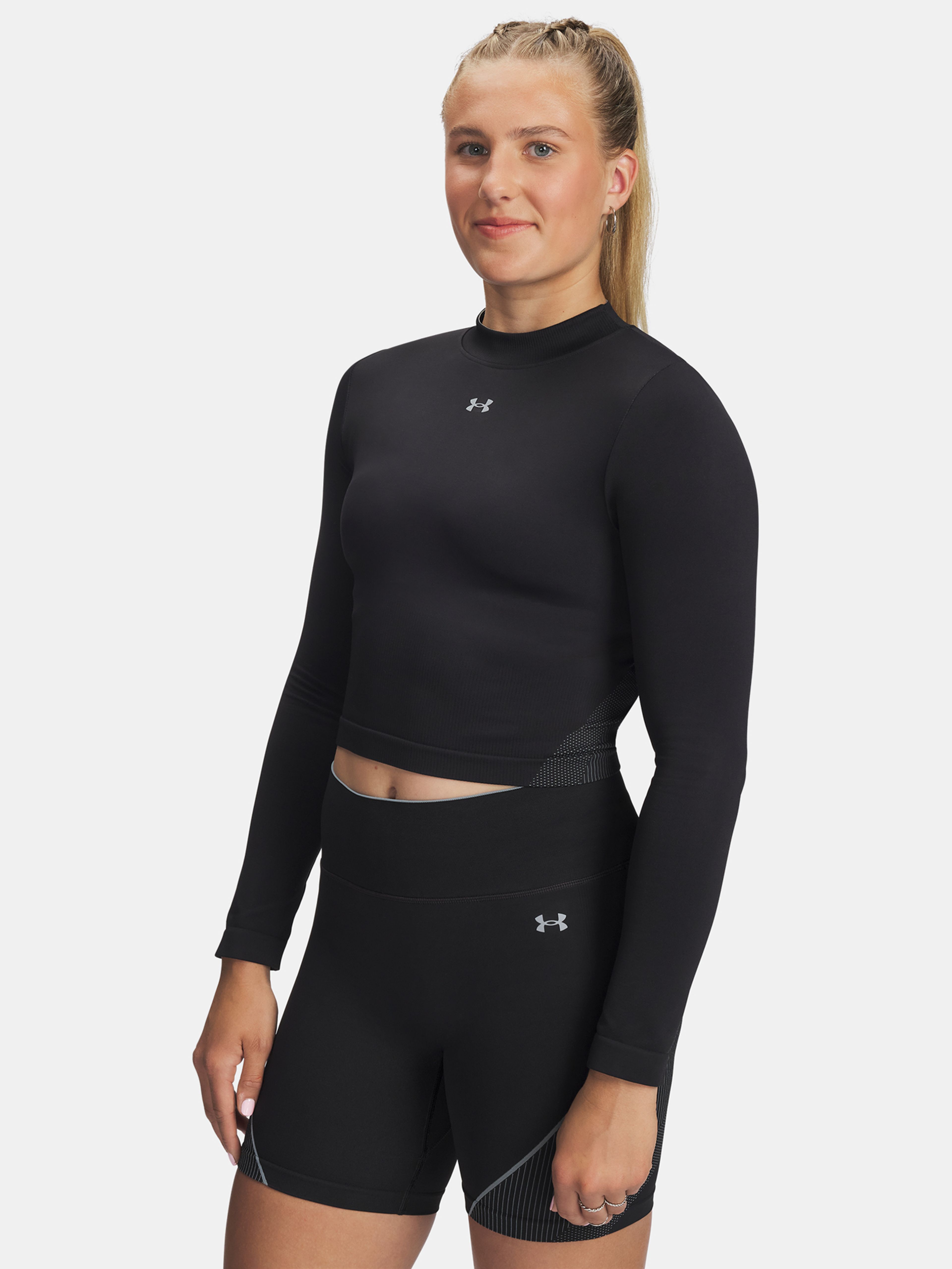 Moteriški marškinėliai Under Armour UA Vanish Seamless LS-BLK