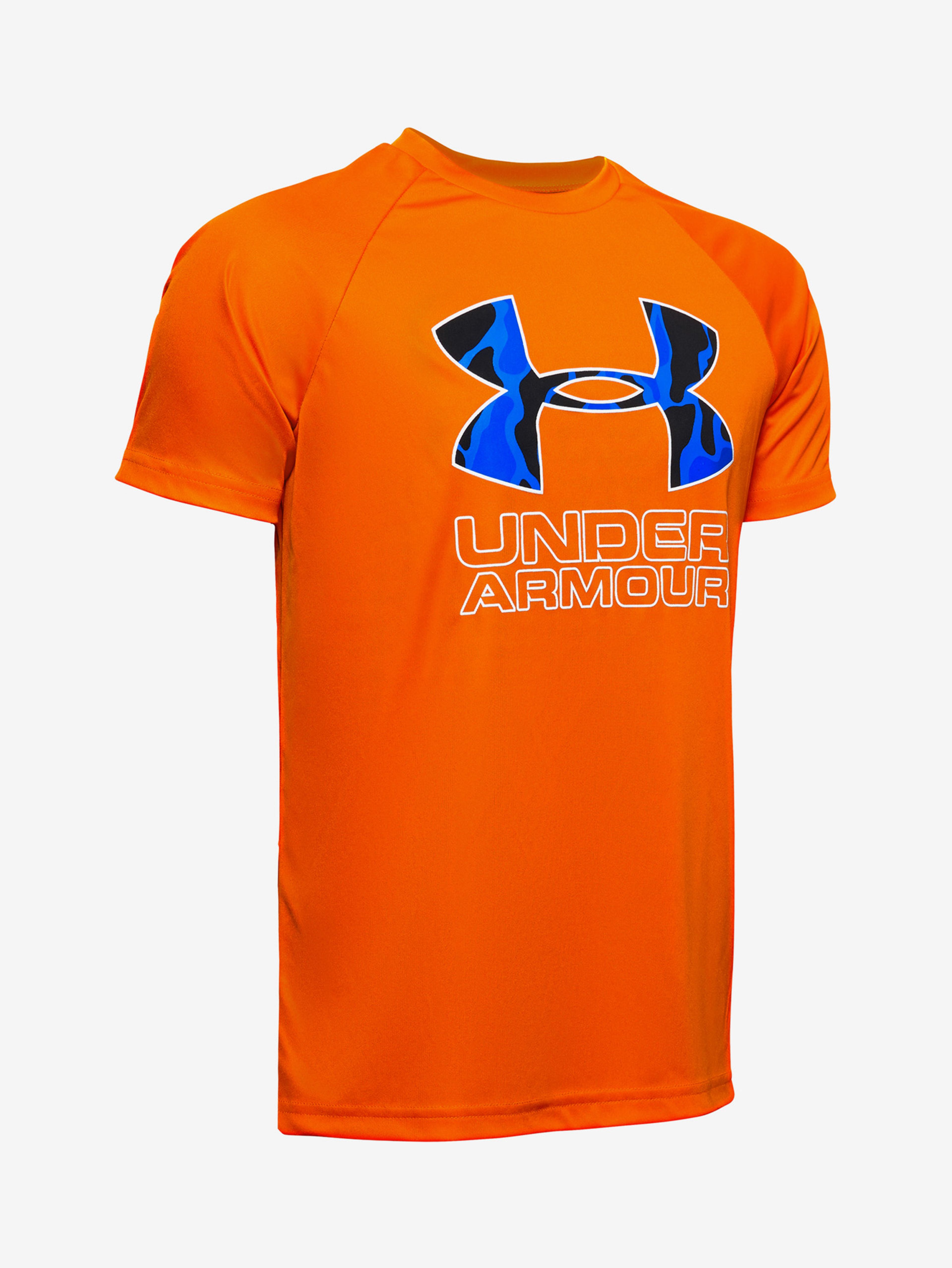 Deška majica Under Armour TECH HYBRID PRINT FILL LOGO TEE-ORG