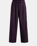 Tüdrukute spordipüksid Under Armour G Icon Woven Open Leg Pant-Lilla - 002