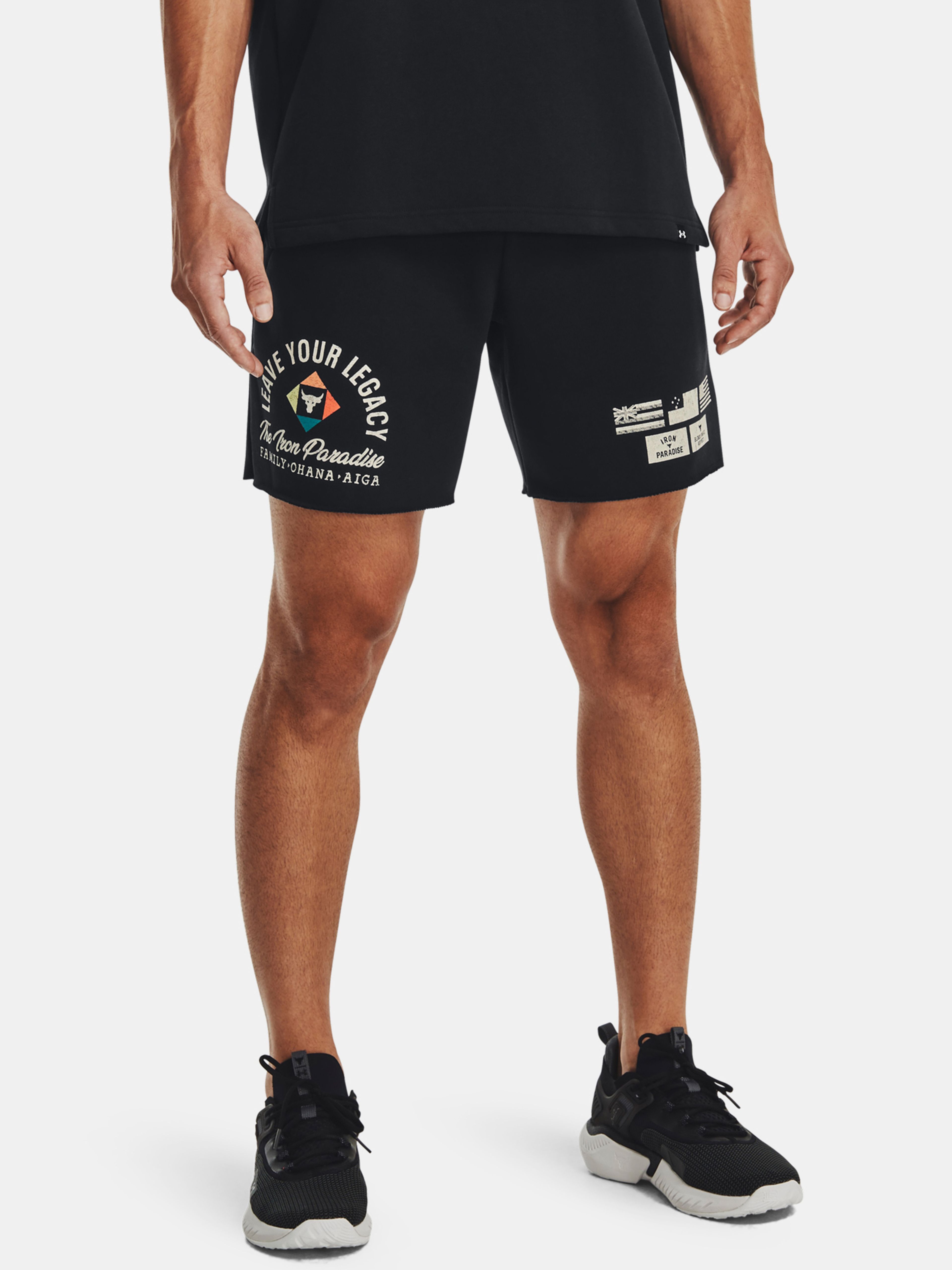 Pánské kraťasy Under Armour Pjt Rck HW Terry Sts Fam