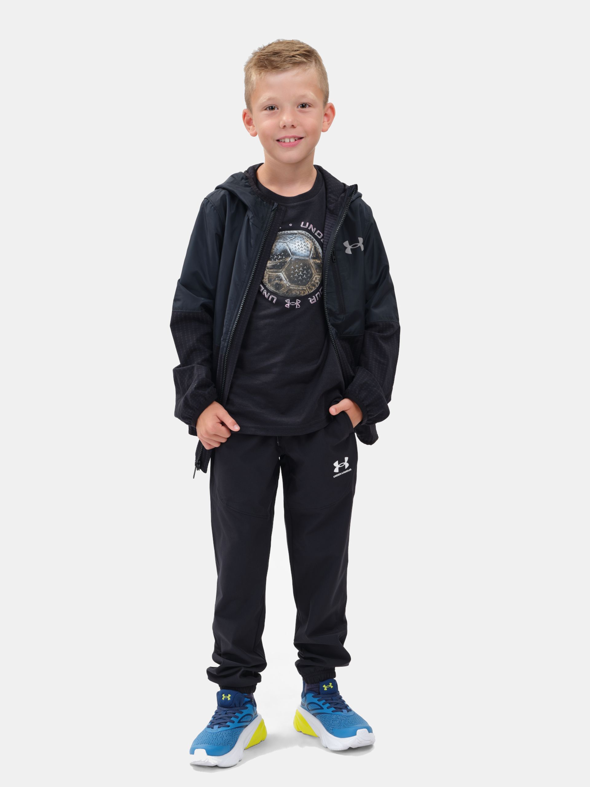 Zēnu treniņbikses Under Armour UA VIBE WOVEN JOGGER - 001