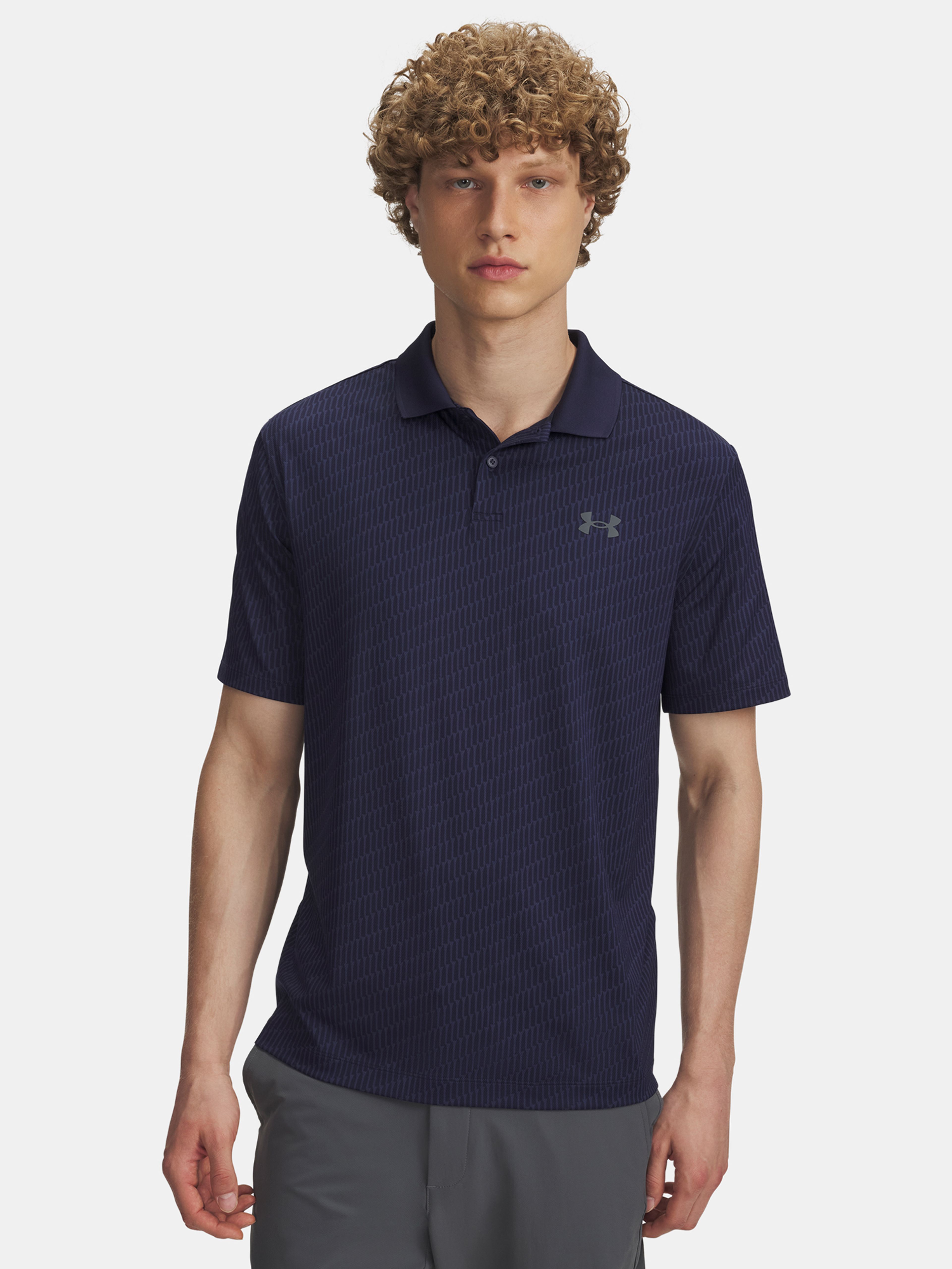 Férfi póló Under Armour UA Matchplay Printed Polo-BLU