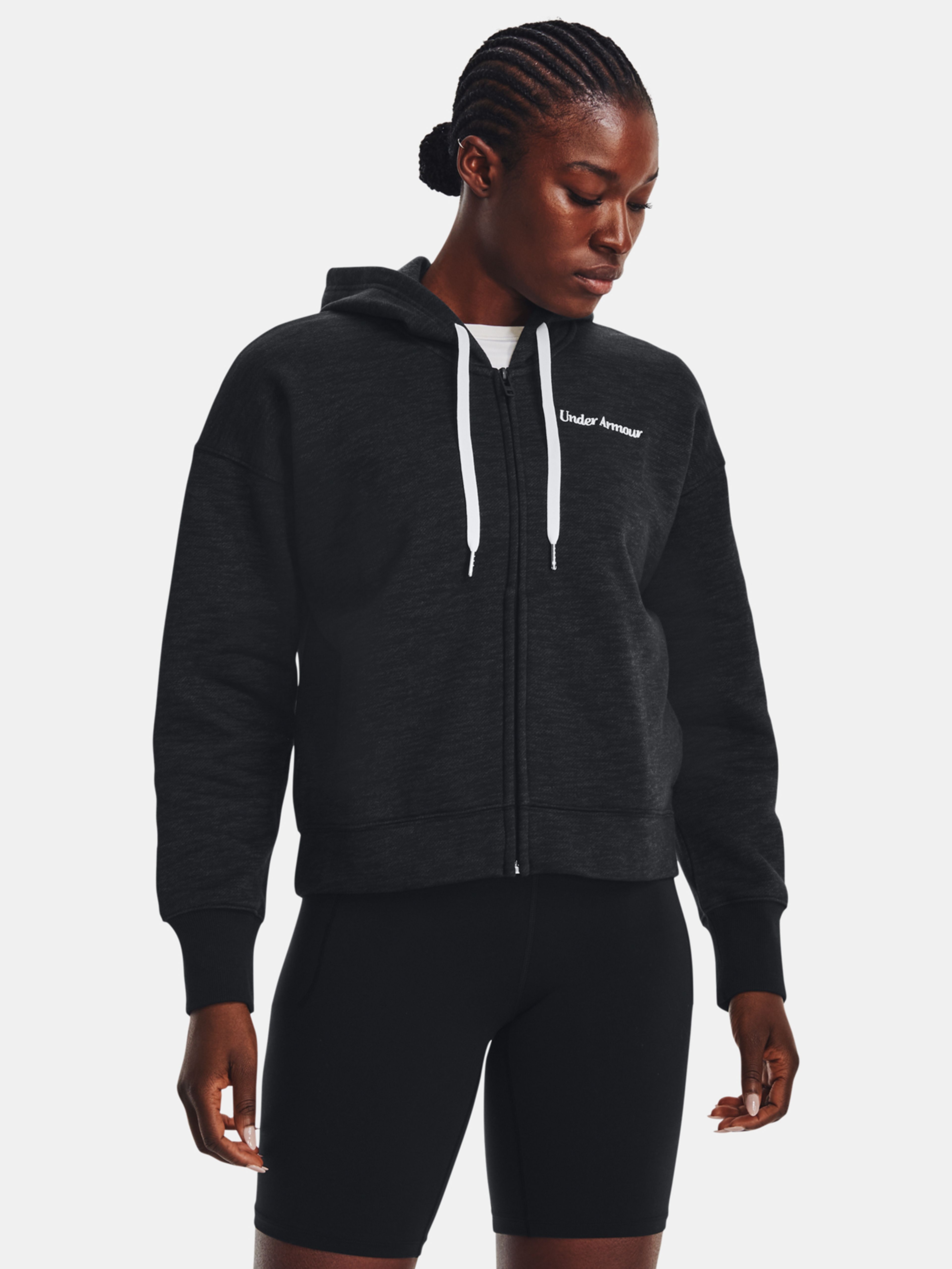 Női felső Under Armour Essential Script FZ