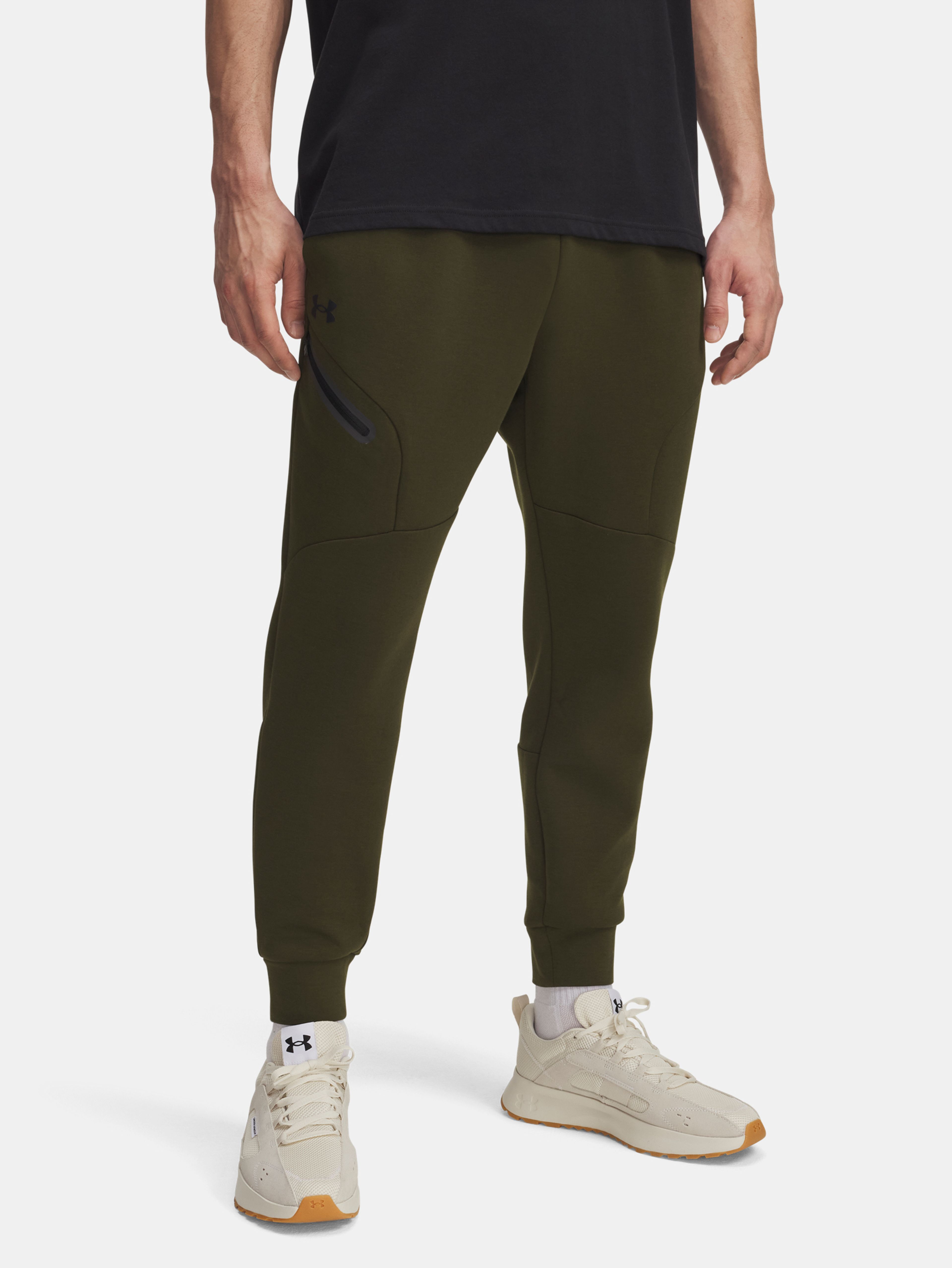 Pánske tepláky Under Armour UA Unstoppable Flc Jgr EU-GRN