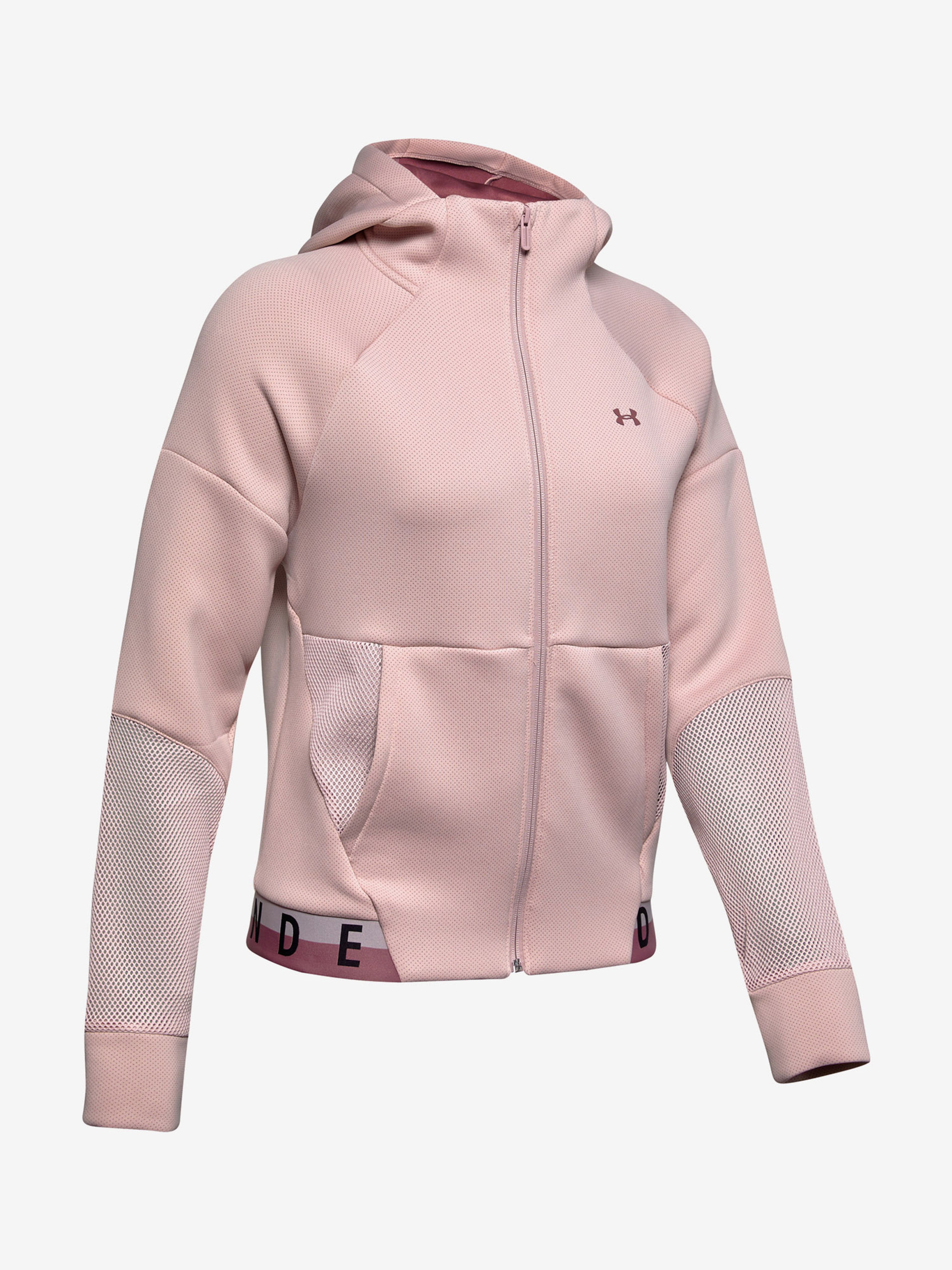 Mikina under armour move full zip hoodie mesh inset deals