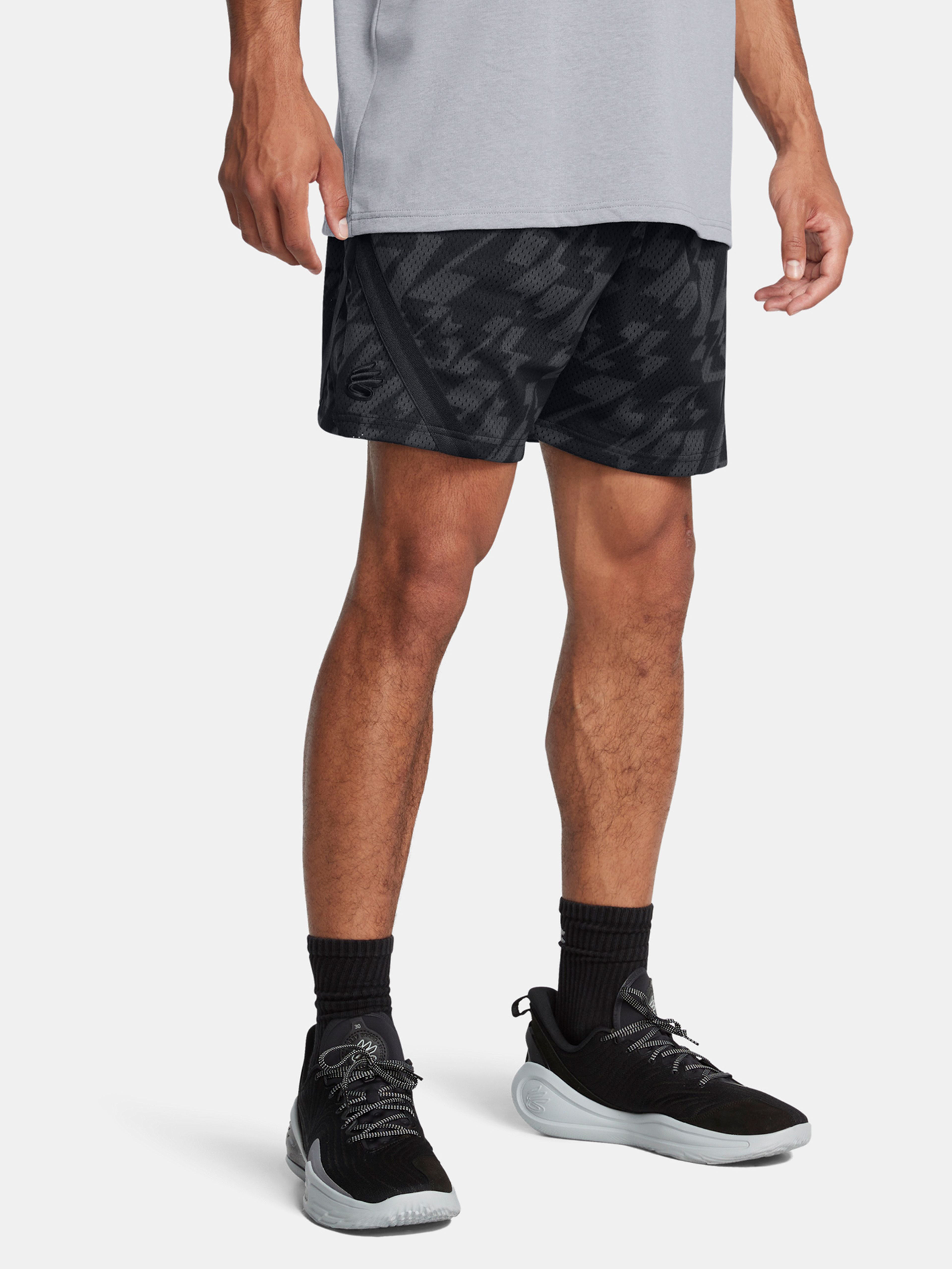 Férfi rövidnadrágok Under Armour Curry Sig Short 1-BLK