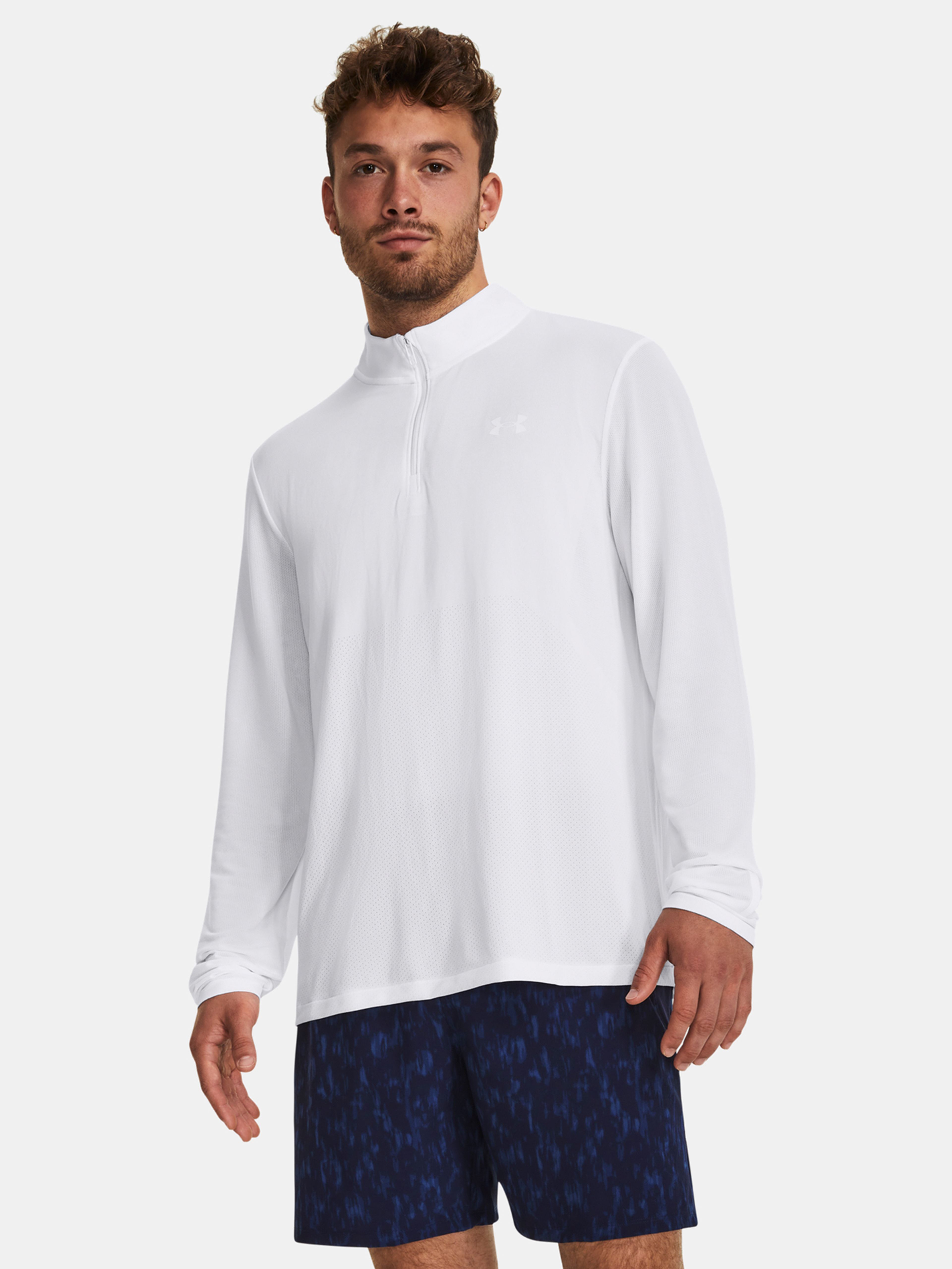 Férfi póló Under Armour UA SEAMLESS STRIDE 1/4 ZIP
