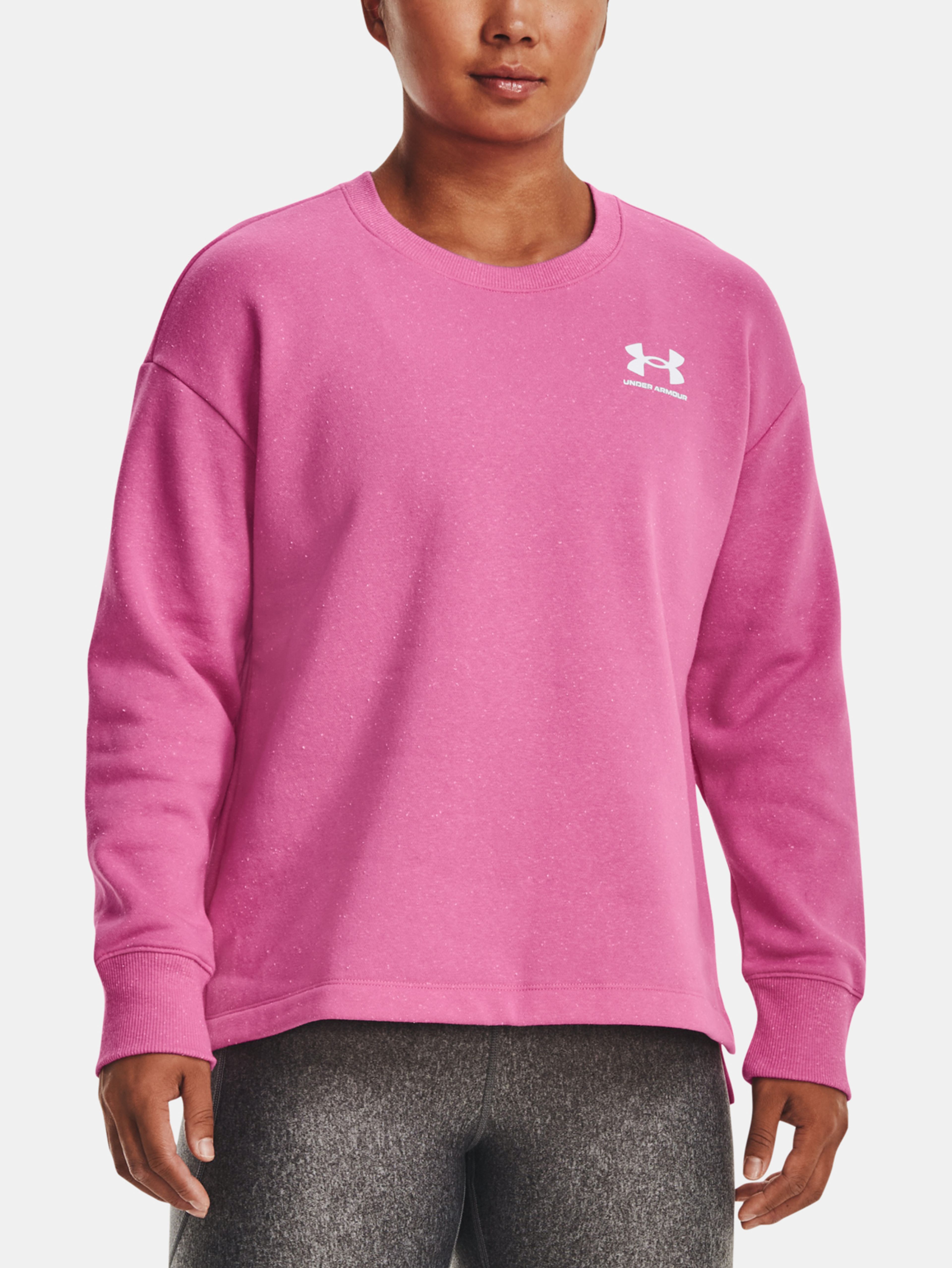 Dámská mikina Under Armour Rival Fleece Oversize Crew