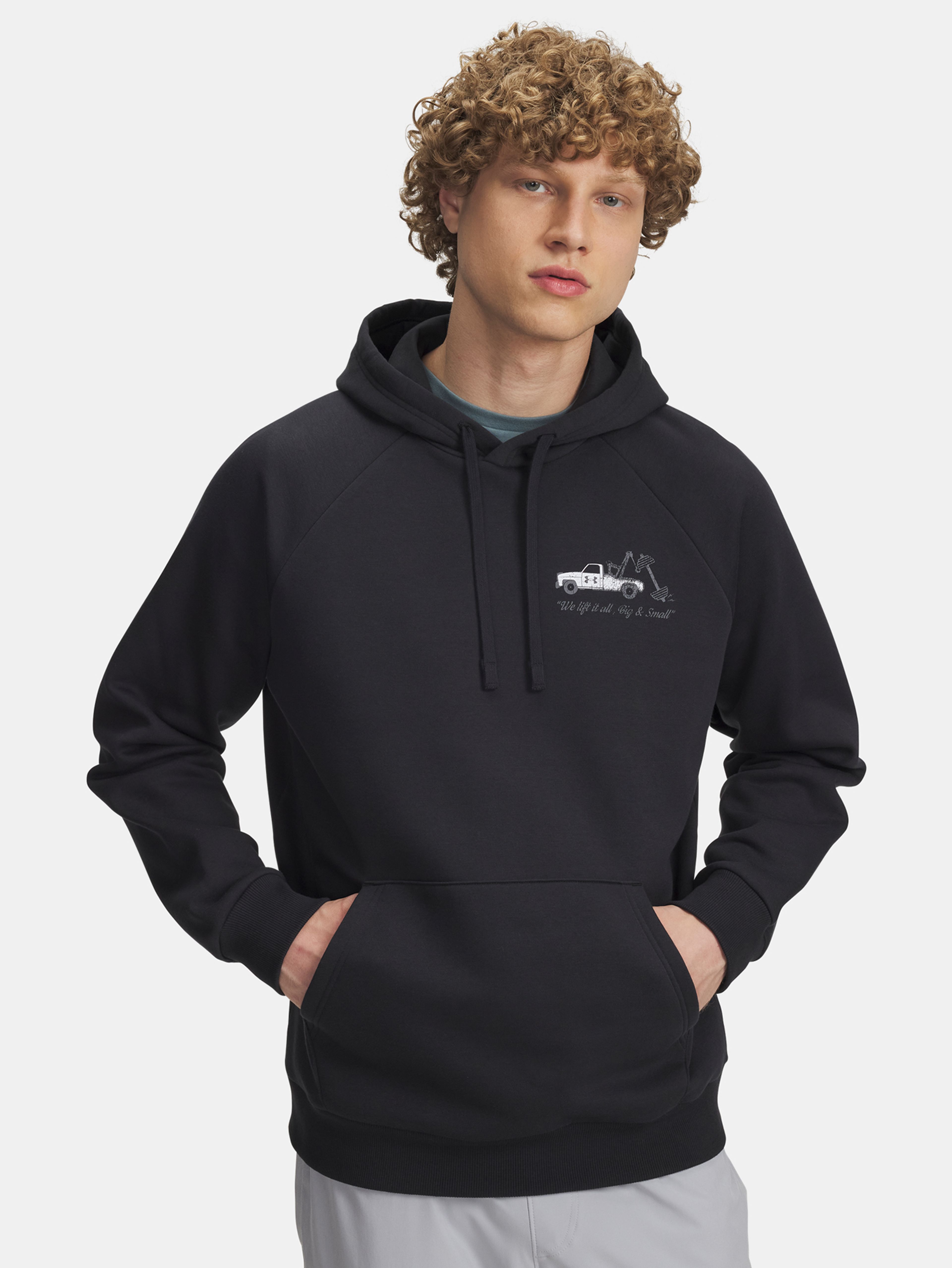 Pánska mikina Under Armour UA Rival Fleece HBR Logo HD-BLK