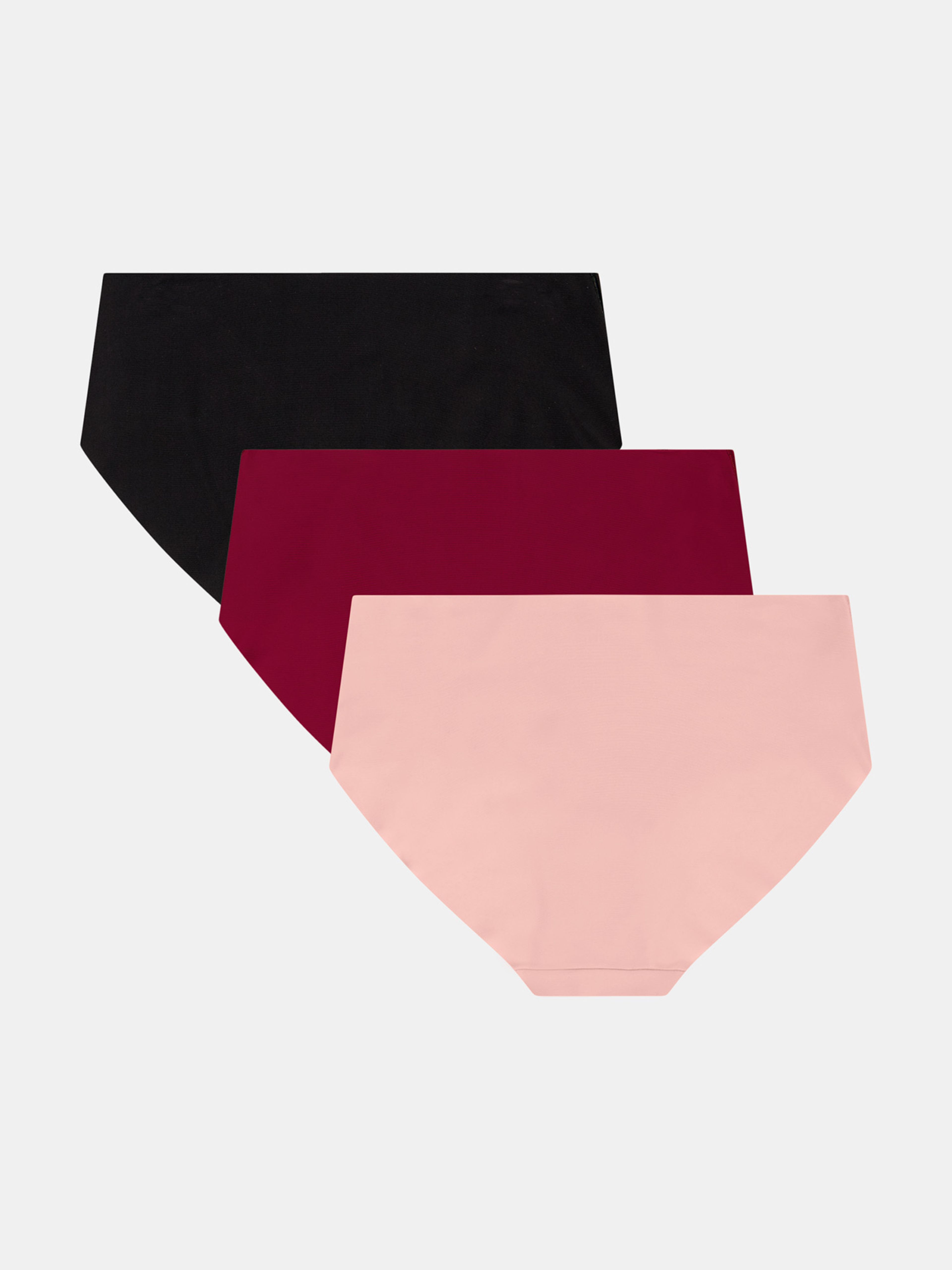 Sieviešu biksītes Under Armour UA Pure Stretch No Show Hipster-Solid - 3pk - 002
