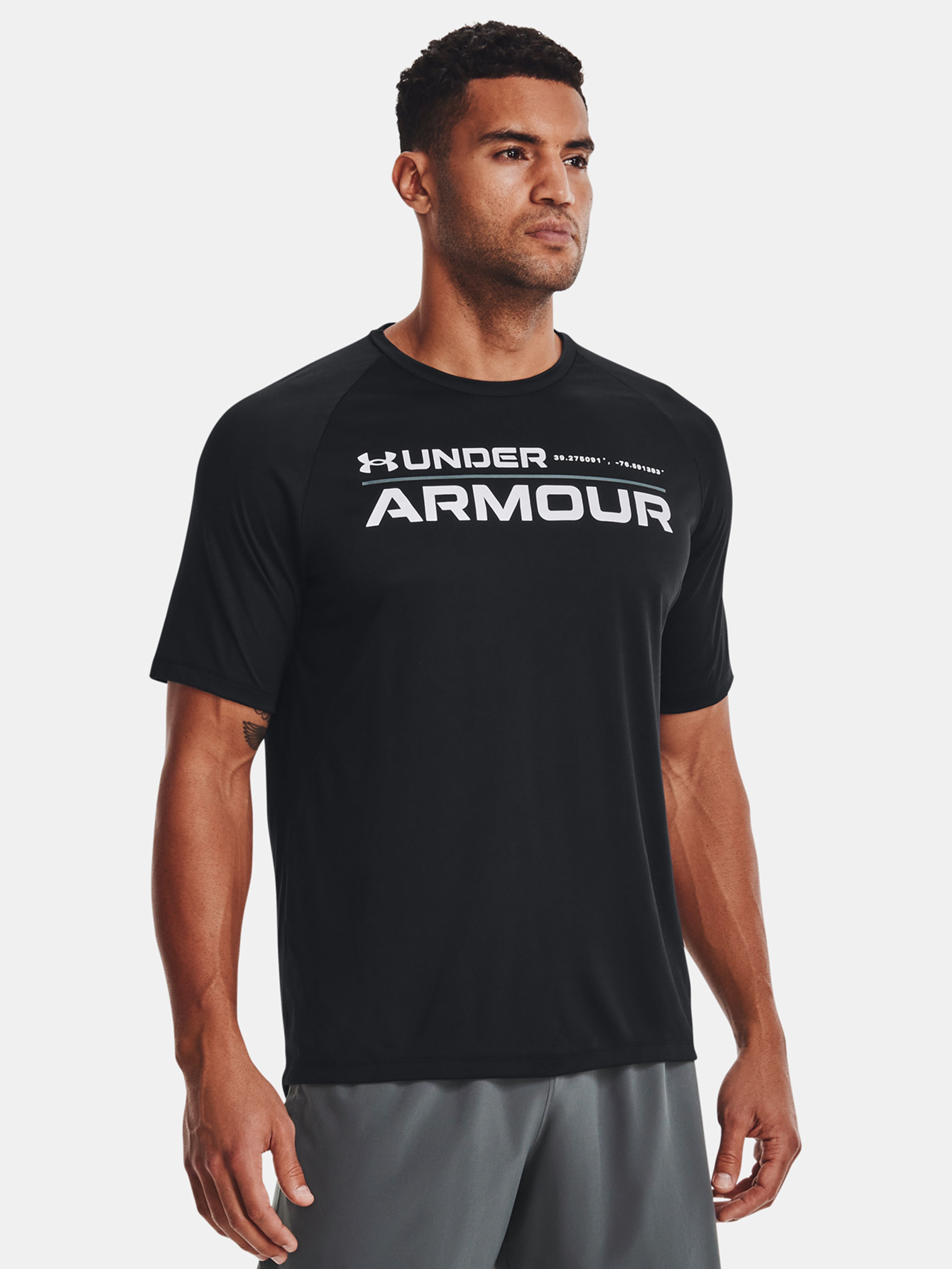 Férfi póló Under Armour UA TECH 2.0 WORDMARK  SS