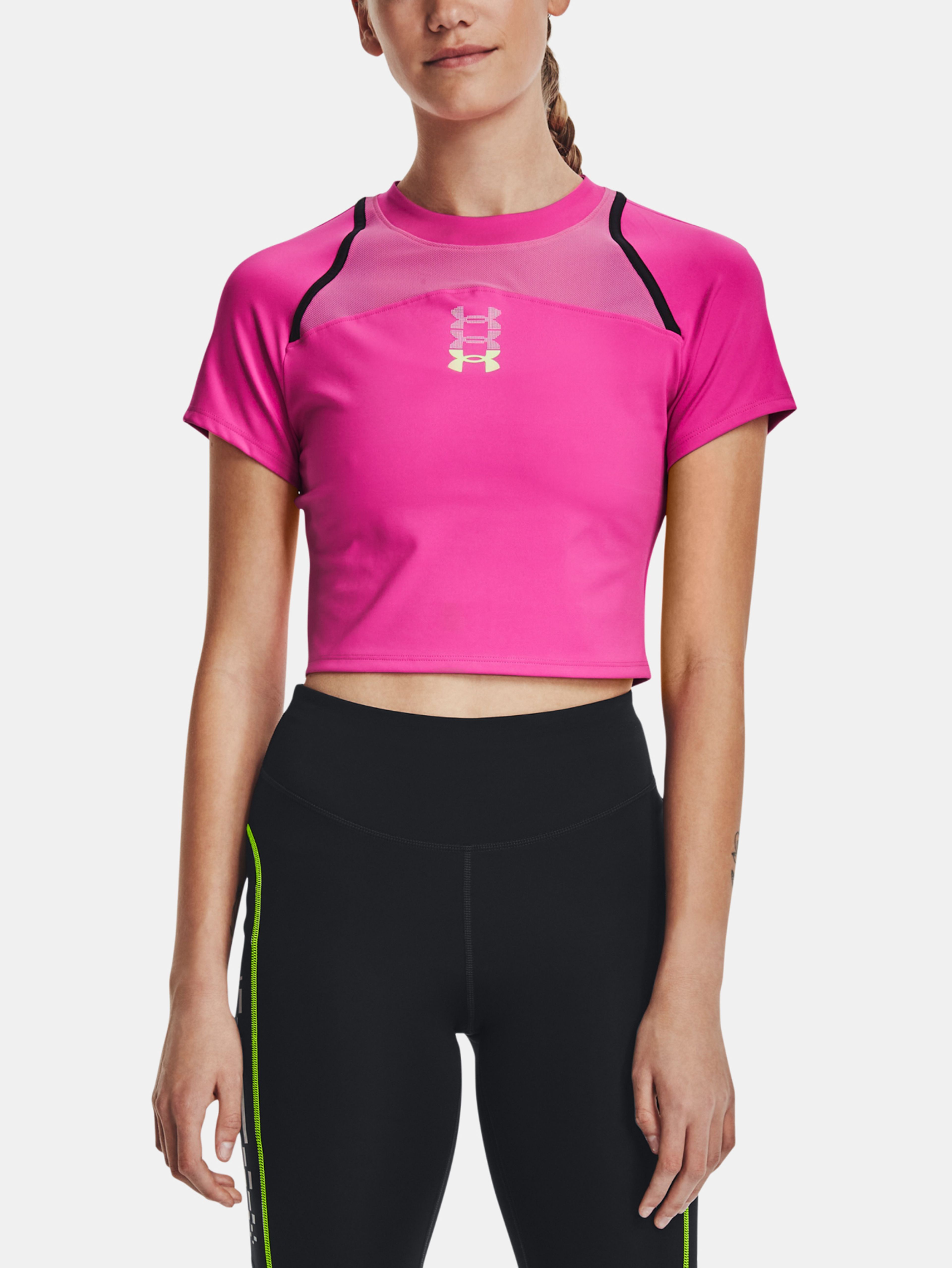 Dámske tričko Under Armour UA Run Anywhere Crop SS