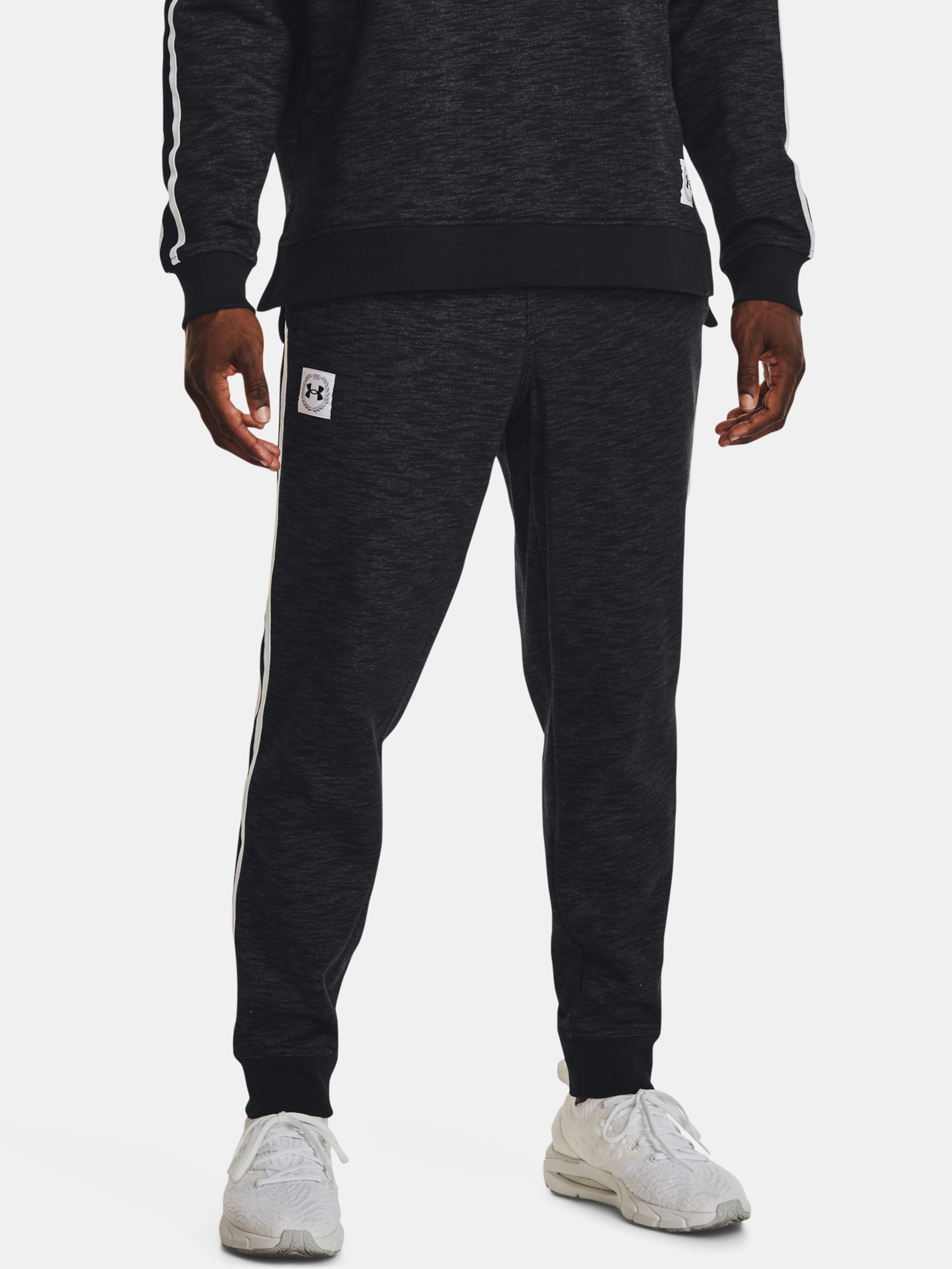 Férfi melegítők Under Armour UA Essential Heritge Flc Jgr