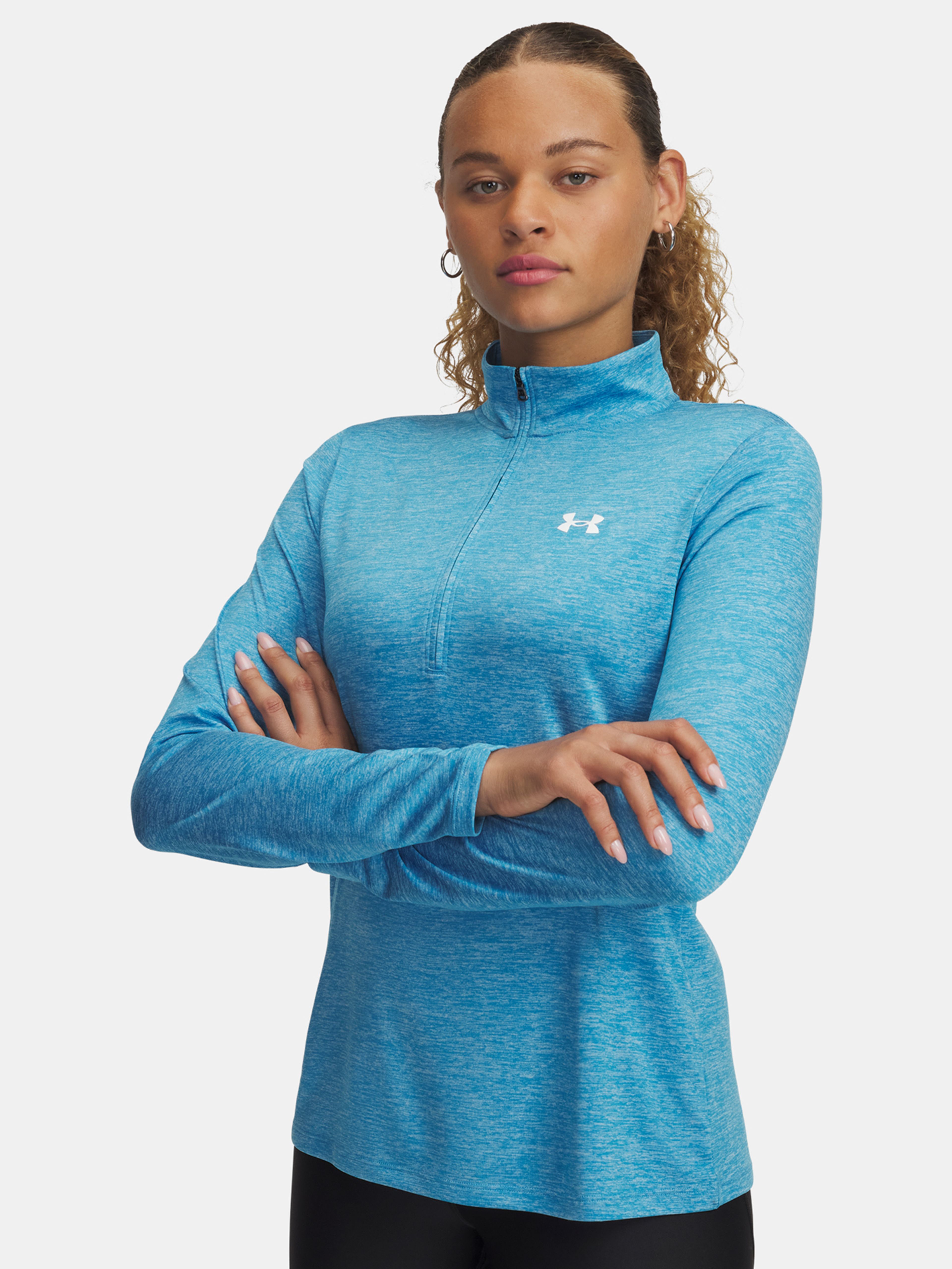 Női póló Under Armour Tech 1/2 Zip- Twist