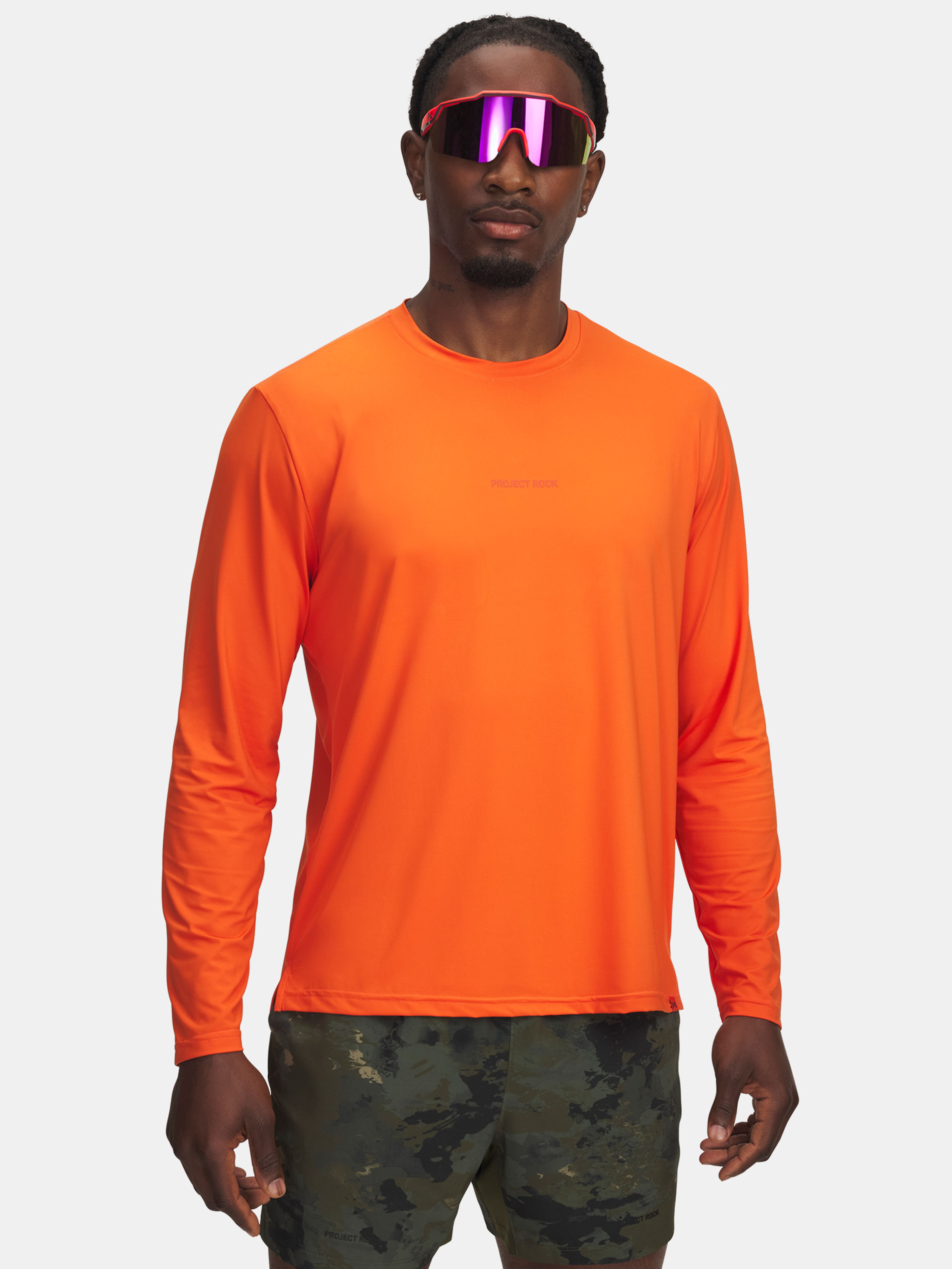 Pánske tričko Under Armour Pjt Rck Iso Chill LS-ORG