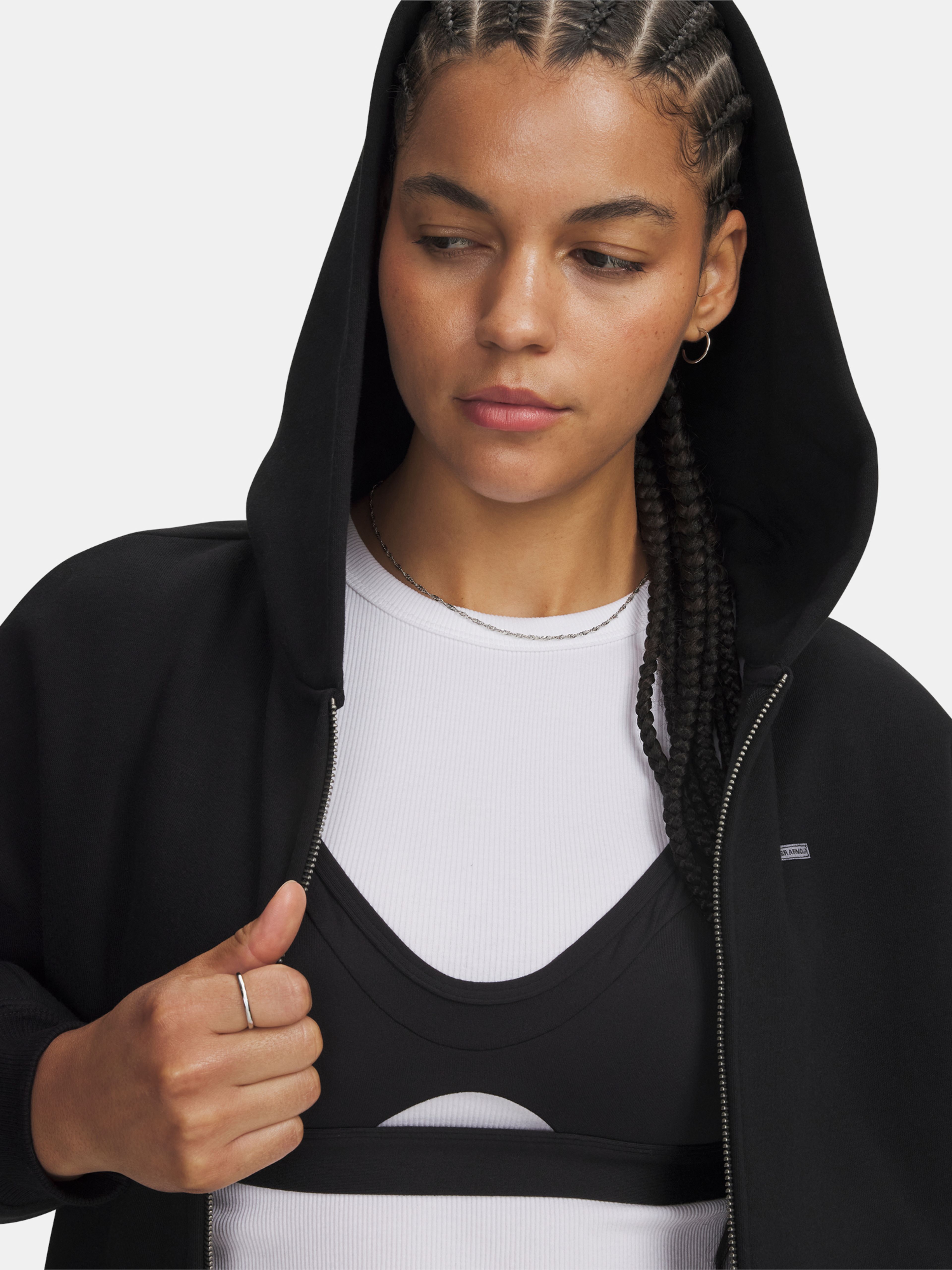 Sieviešu ikdienas džemperis Under Armour UA ICON SAMA FLC FZ - 003