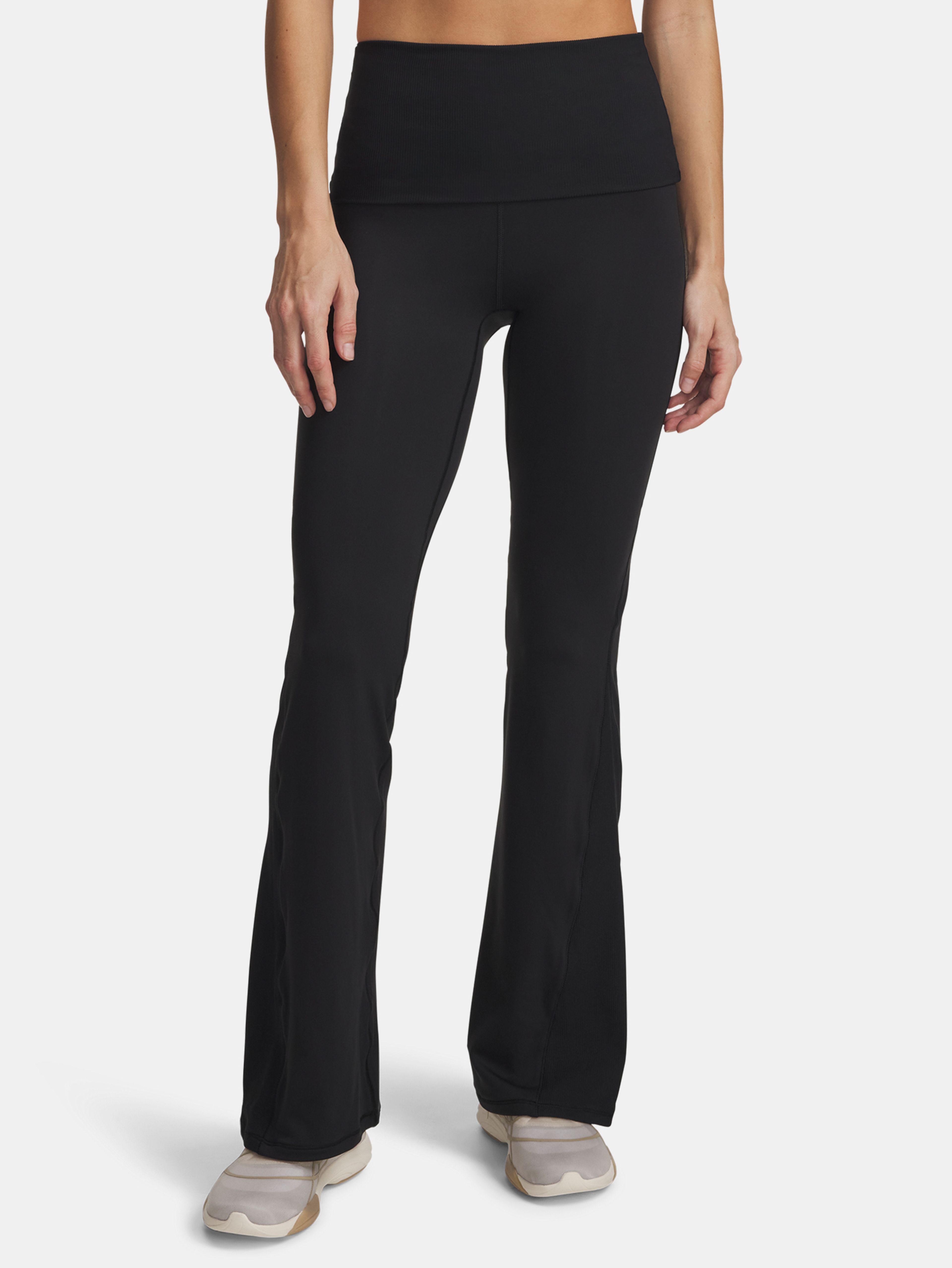 Dámské sportovní kalhoty Under Armour Meridian Rib Foldover Flare