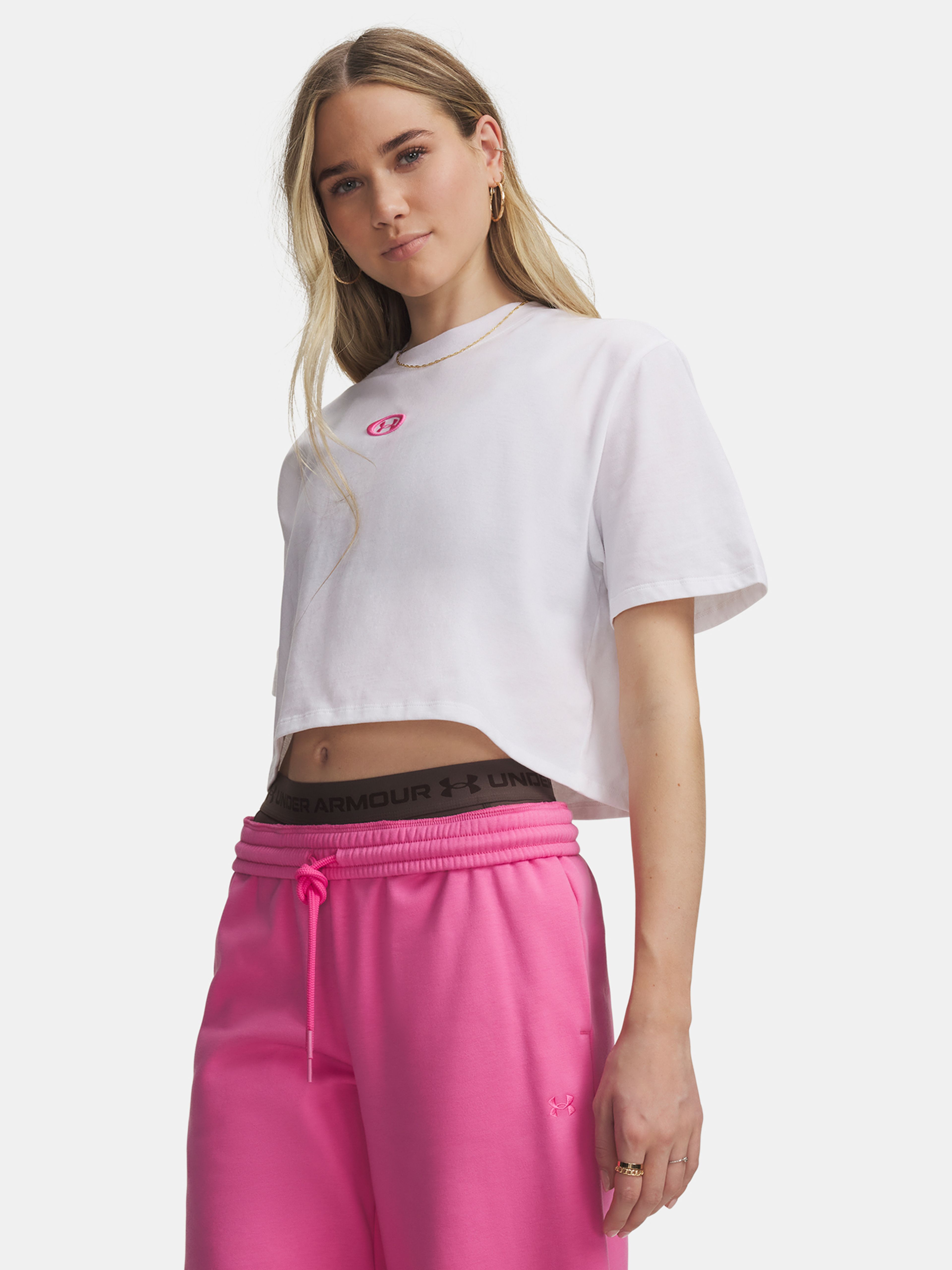 Moteriški marškinėliai Under Armour UA W CENTER LT SS - 001