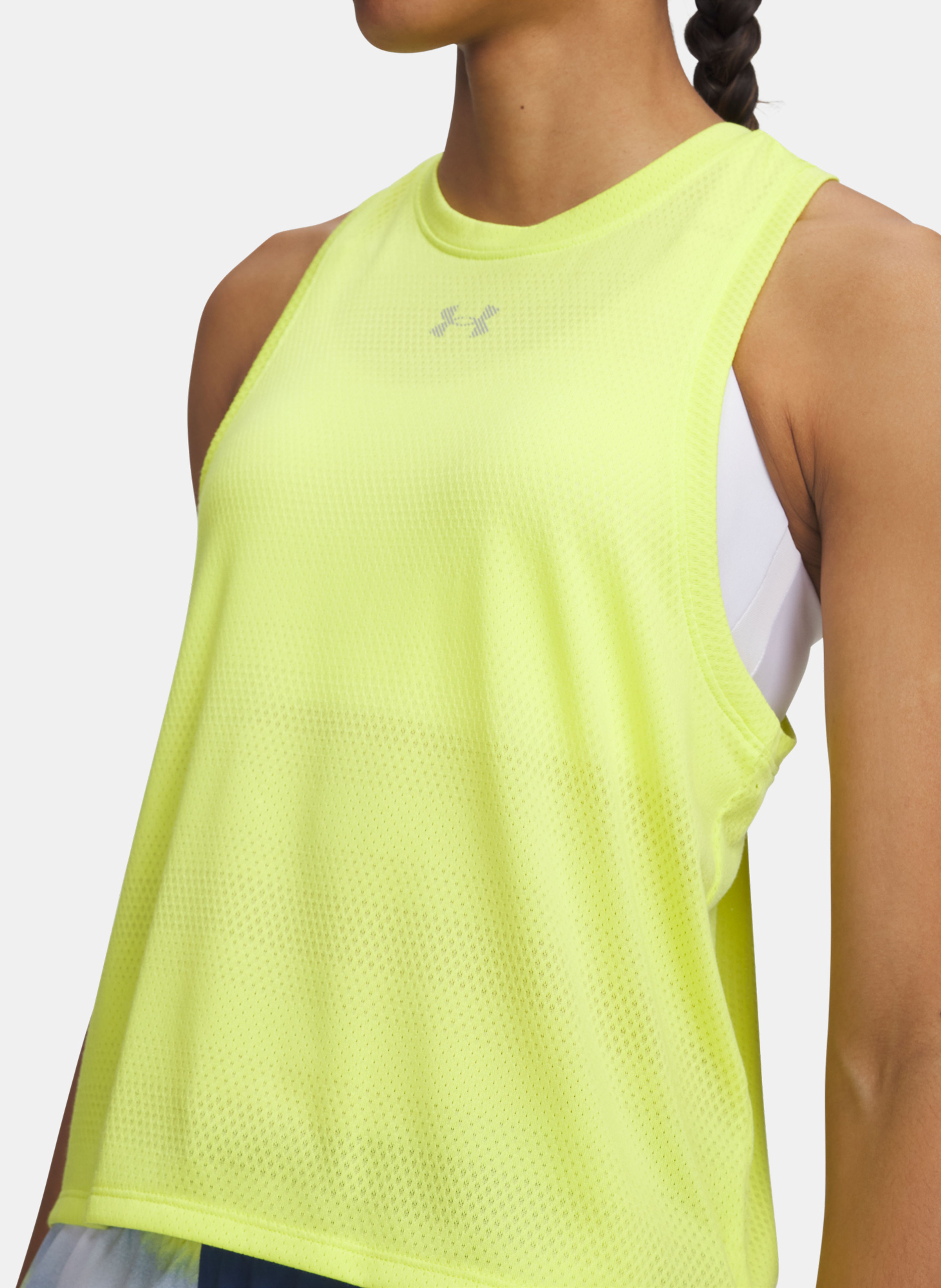 Ženska majica brez rokavov Under Armour UA Velociti Singlet-YLW - 003