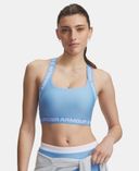 Naiste rinnahoidja Under Armour HeatGear Mid T-Back-Sinine - 001