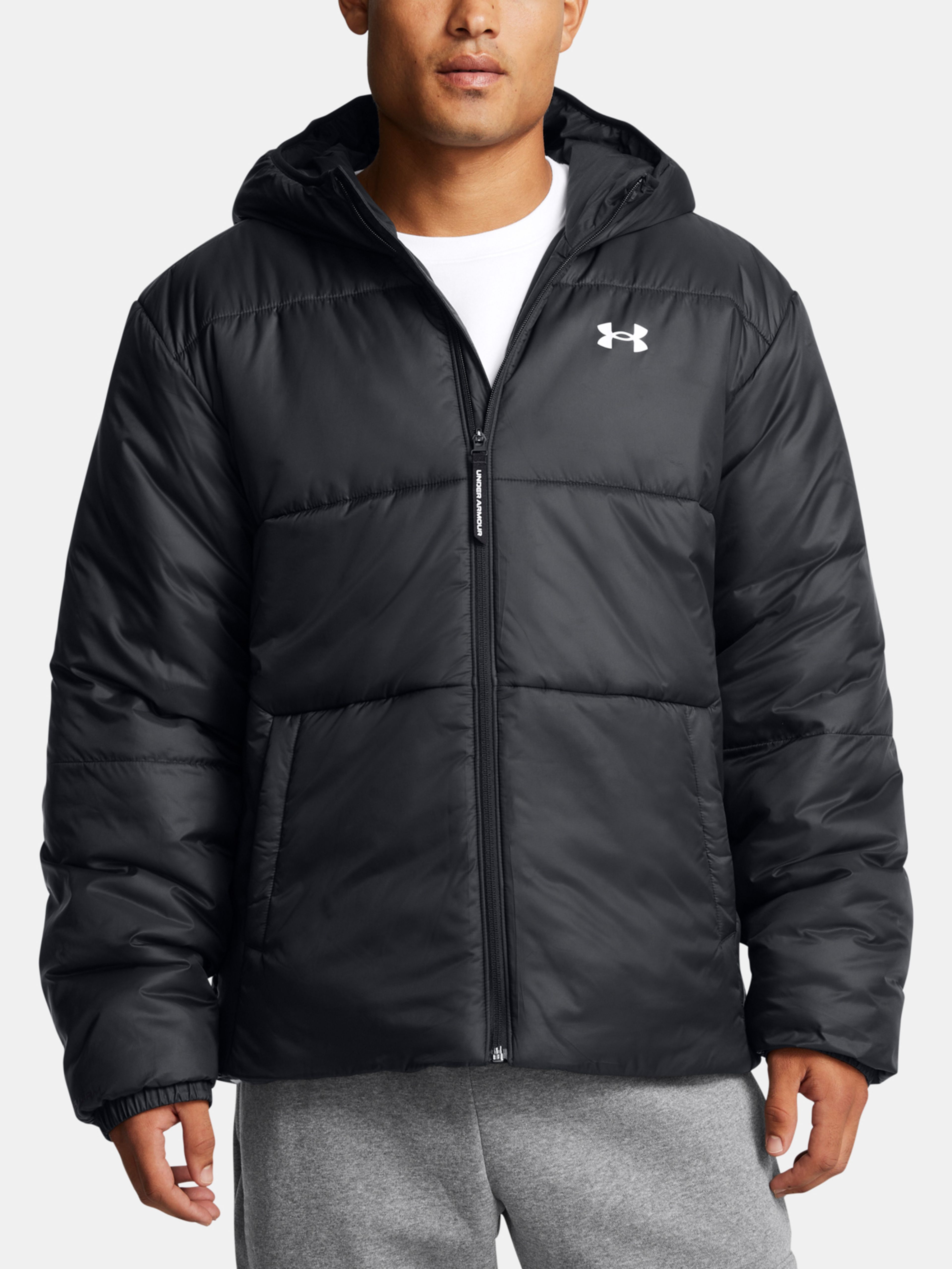 Férfi dzseki Under Armour LW INSULATED JACKET-BLK