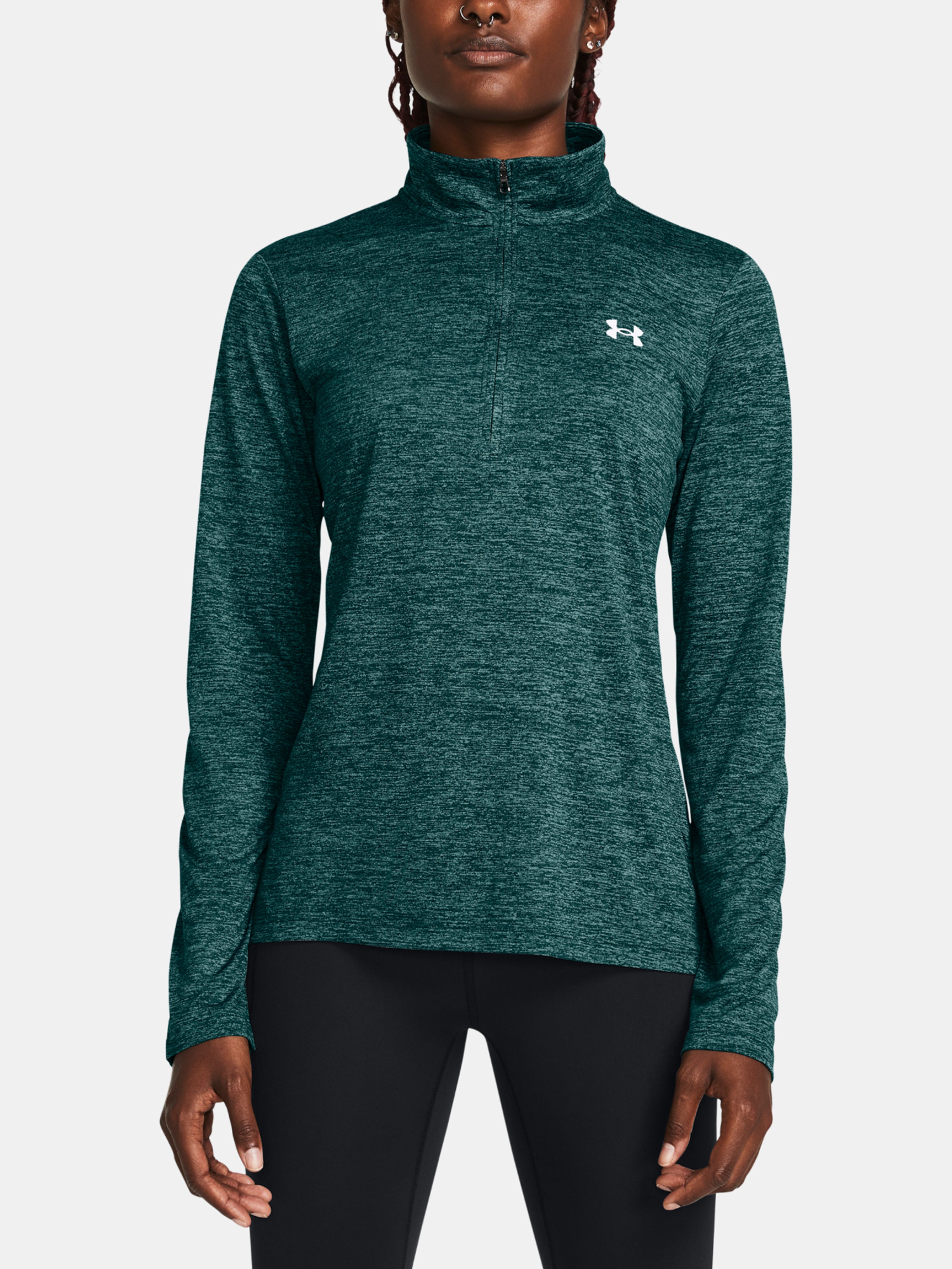 Sieviešu ikdienas džemperis Under Armour Tech 1/2 Zip- Twist-BLU
