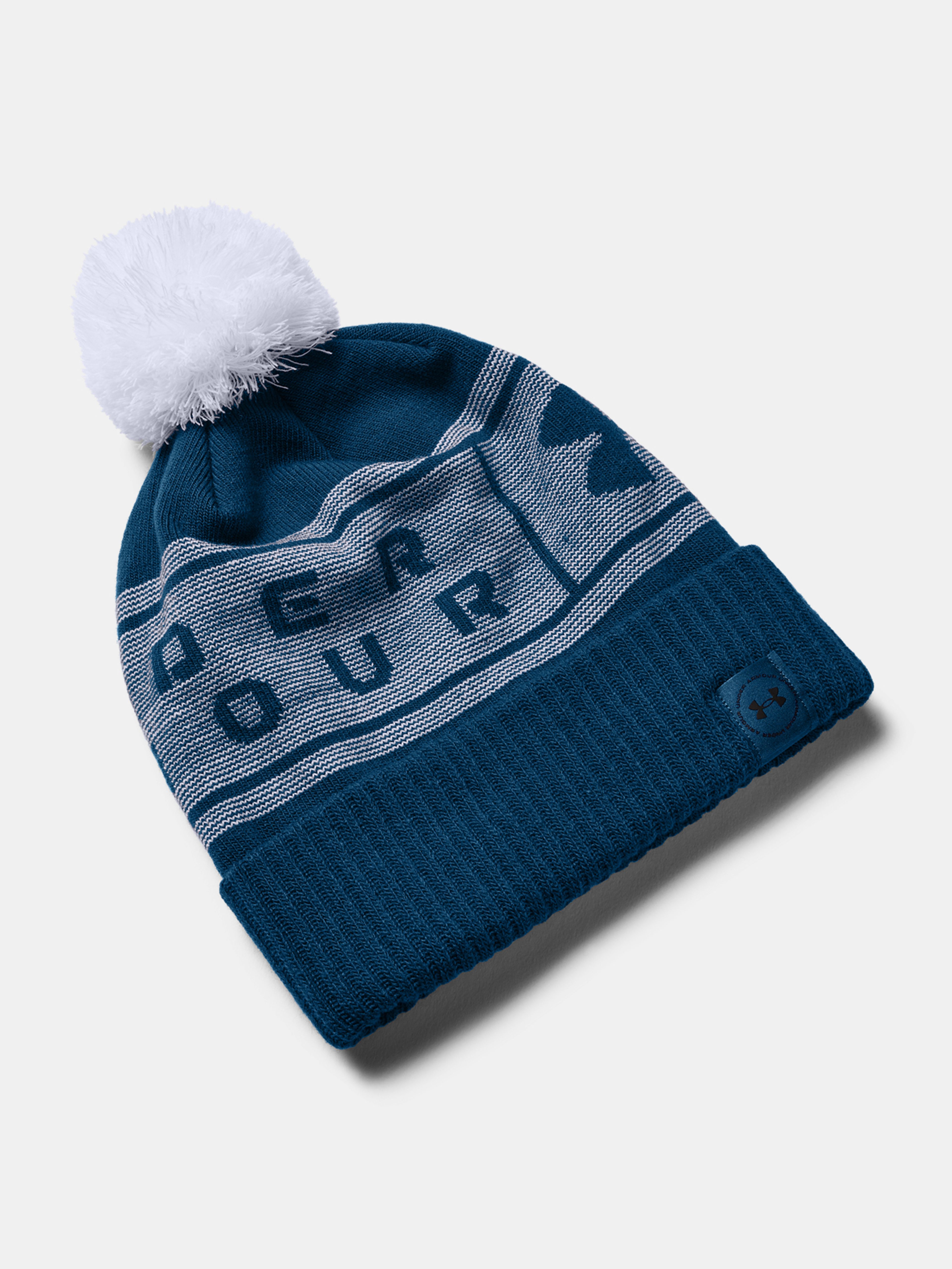 Férfi sapka Under Armour Big Logo Pom Beanie