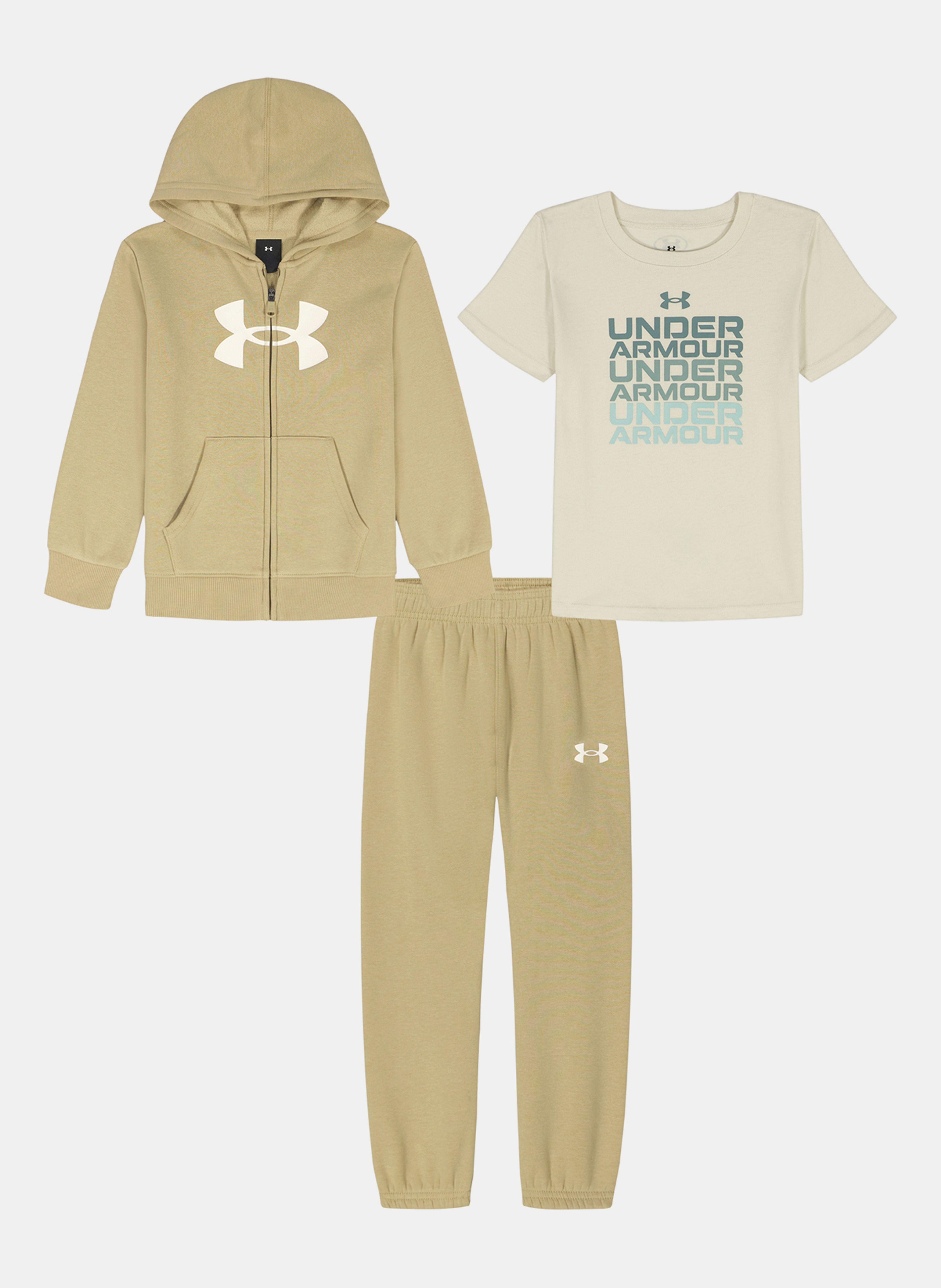 Chlapecký set Under Armour UA RIVAL 3PC HOODIE SET - 002